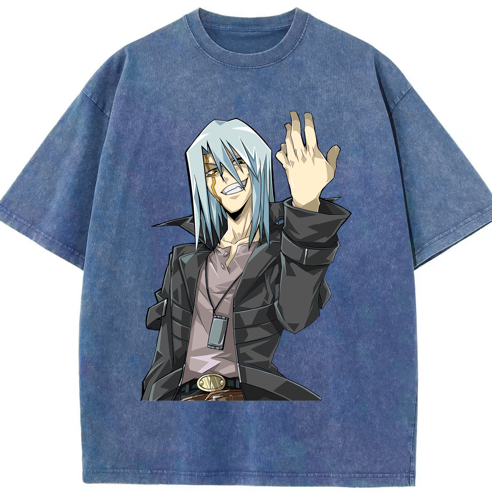 （画像用） 遊☆戯☆王 Yu-Gi-Oh! 綿100% ヴィンテージ風 半袖Tシャツ（フロントプリント）