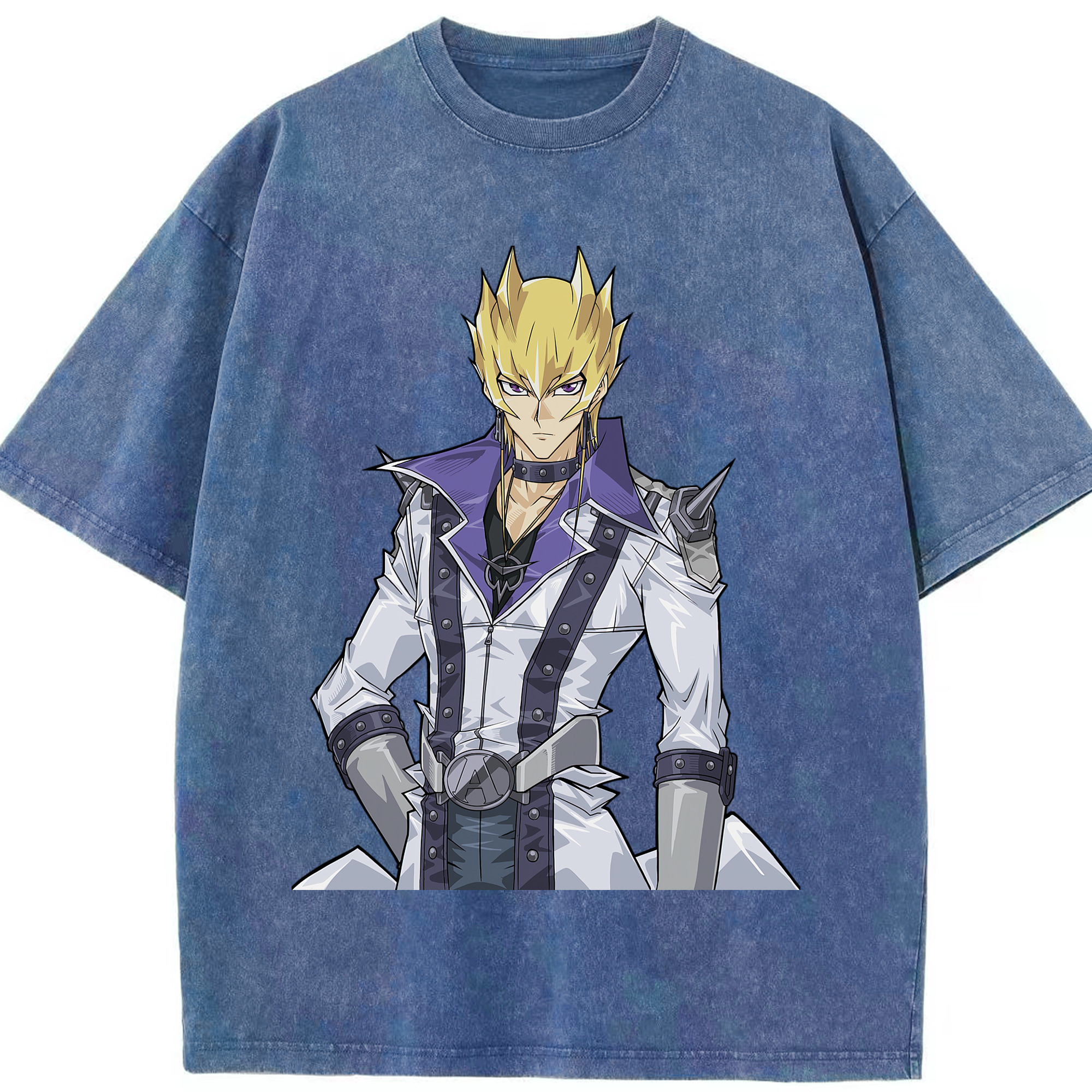 （画像用） 遊☆戯☆王 Yu-Gi-Oh! 綿100% ヴィンテージ風 半袖Tシャツ（フロントプリント）