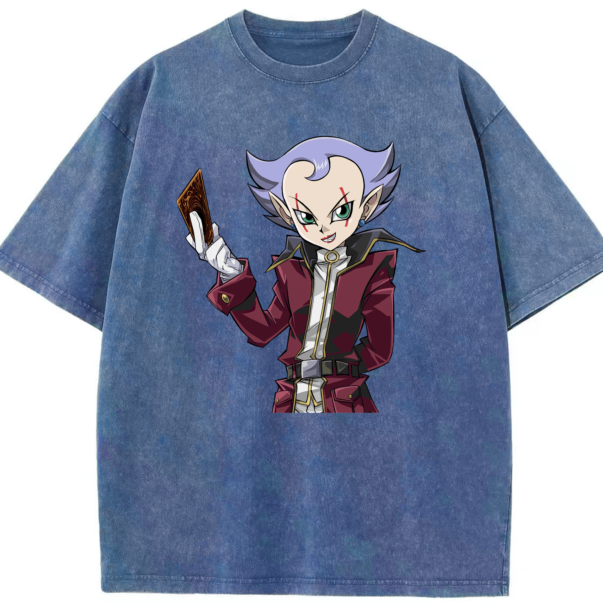 （画像用） 遊☆戯☆王 Yu-Gi-Oh! 綿100% ヴィンテージ風 半袖Tシャツ（フロントプリント）