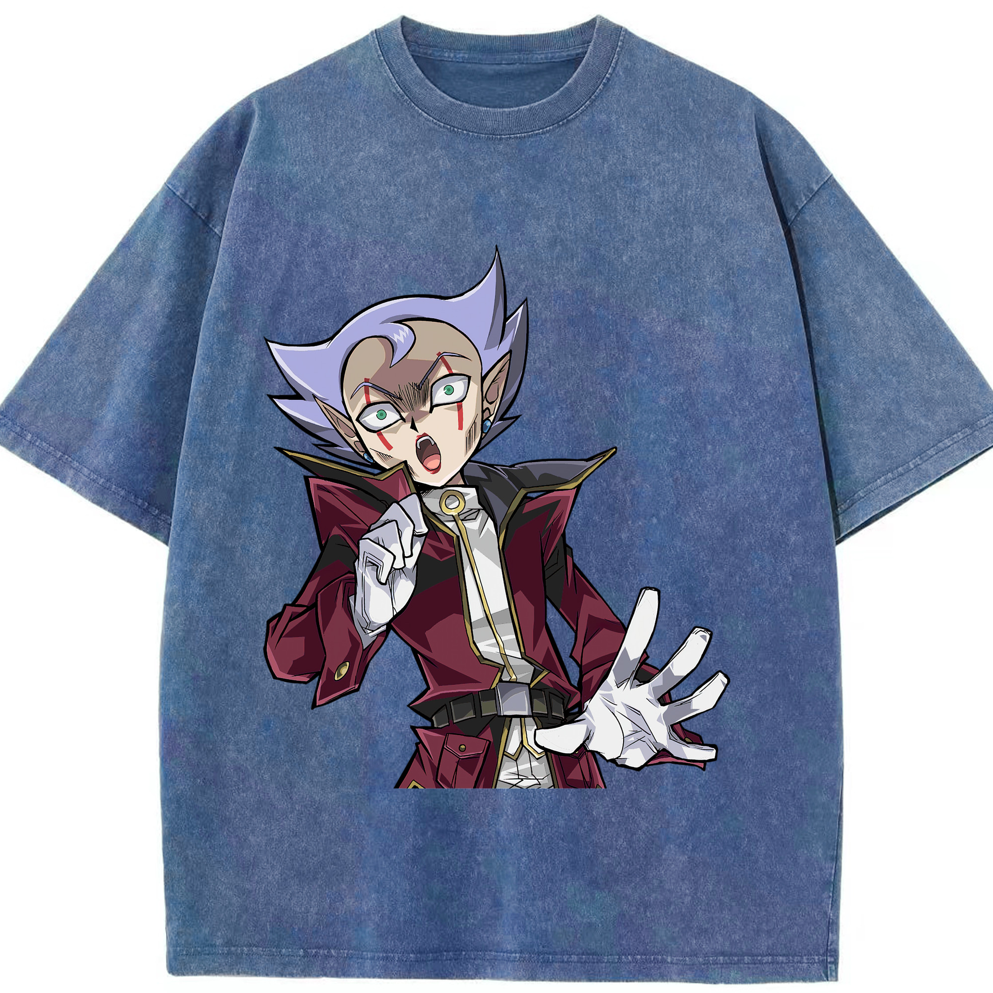 （画像用） 遊☆戯☆王 Yu-Gi-Oh! 綿100% ヴィンテージ風 半袖Tシャツ（フロントプリント）