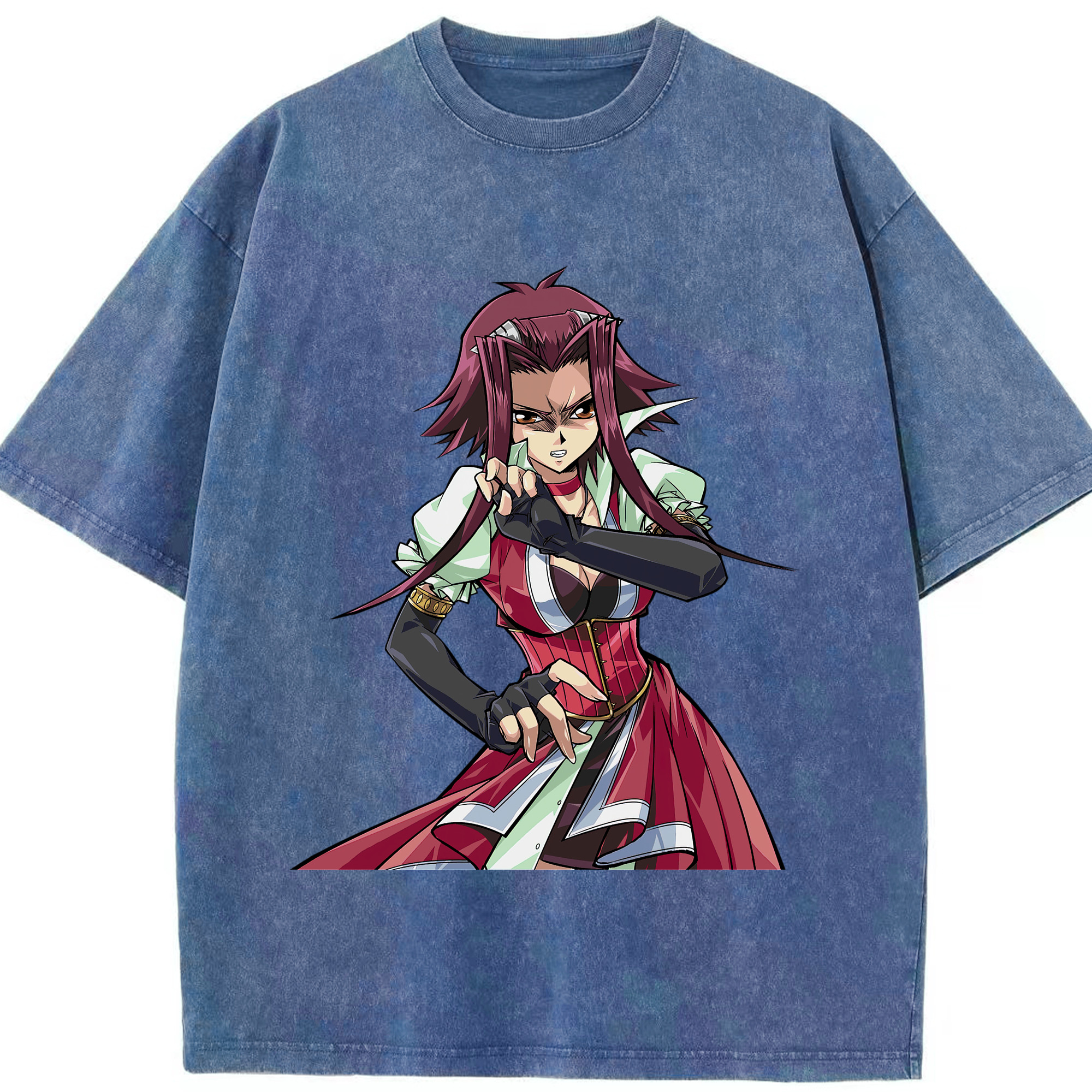 （画像用） 遊☆戯☆王 Yu-Gi-Oh! 綿100% ヴィンテージ風 半袖Tシャツ（フロントプリント）