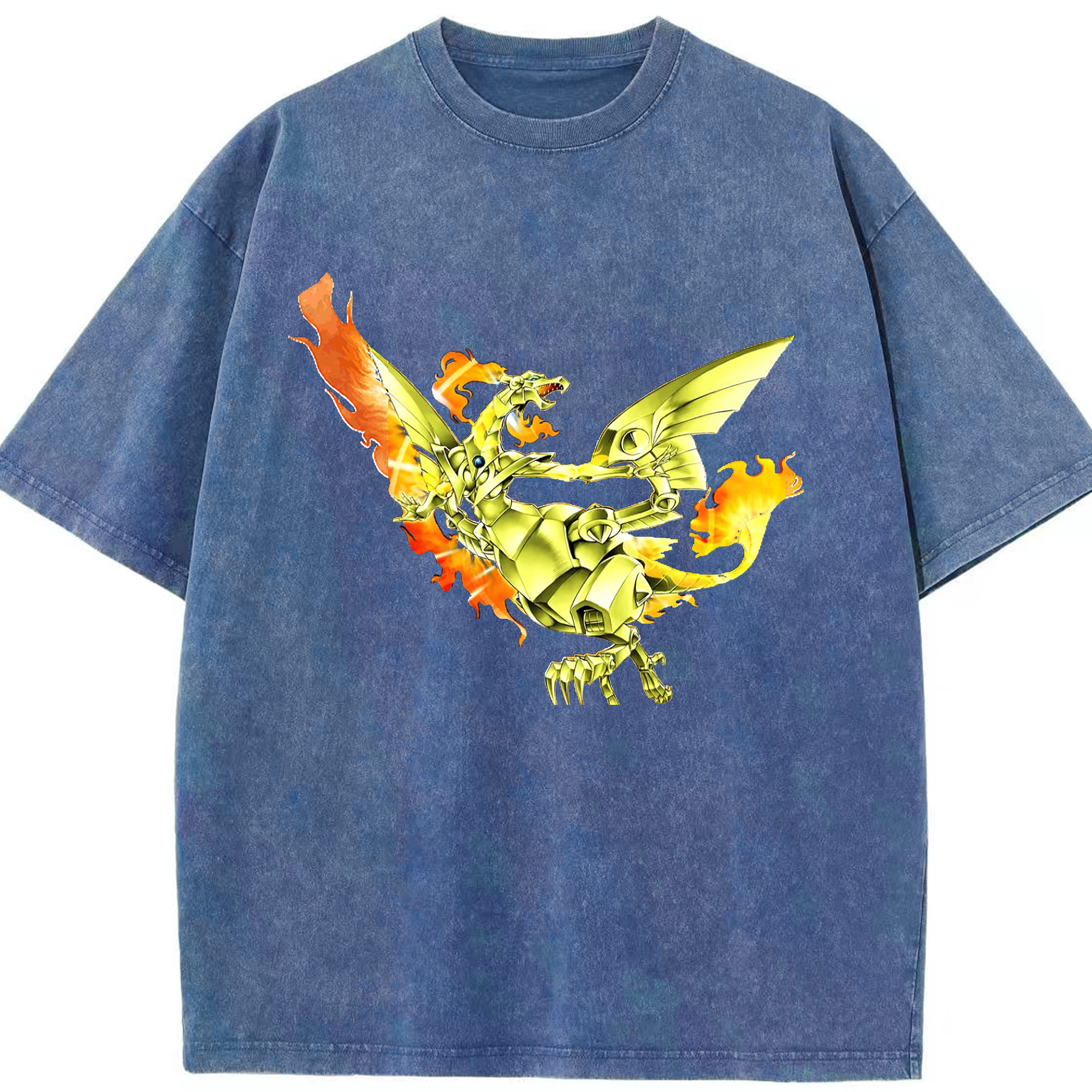 （画像用） 遊☆戯☆王 Yu-Gi-Oh! 綿100% ヴィンテージ風 半袖Tシャツ（フロントプリント）