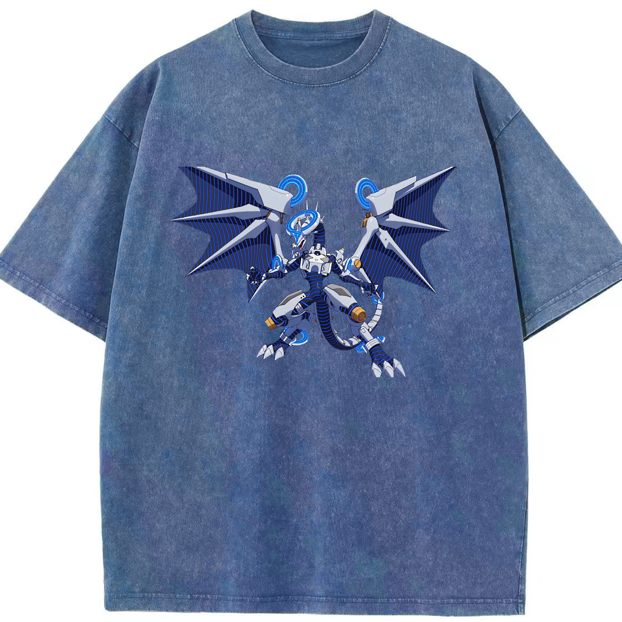 （画像用） 遊☆戯☆王 Yu-Gi-Oh! 綿100% ヴィンテージ風 半袖Tシャツ（フロントプリント）