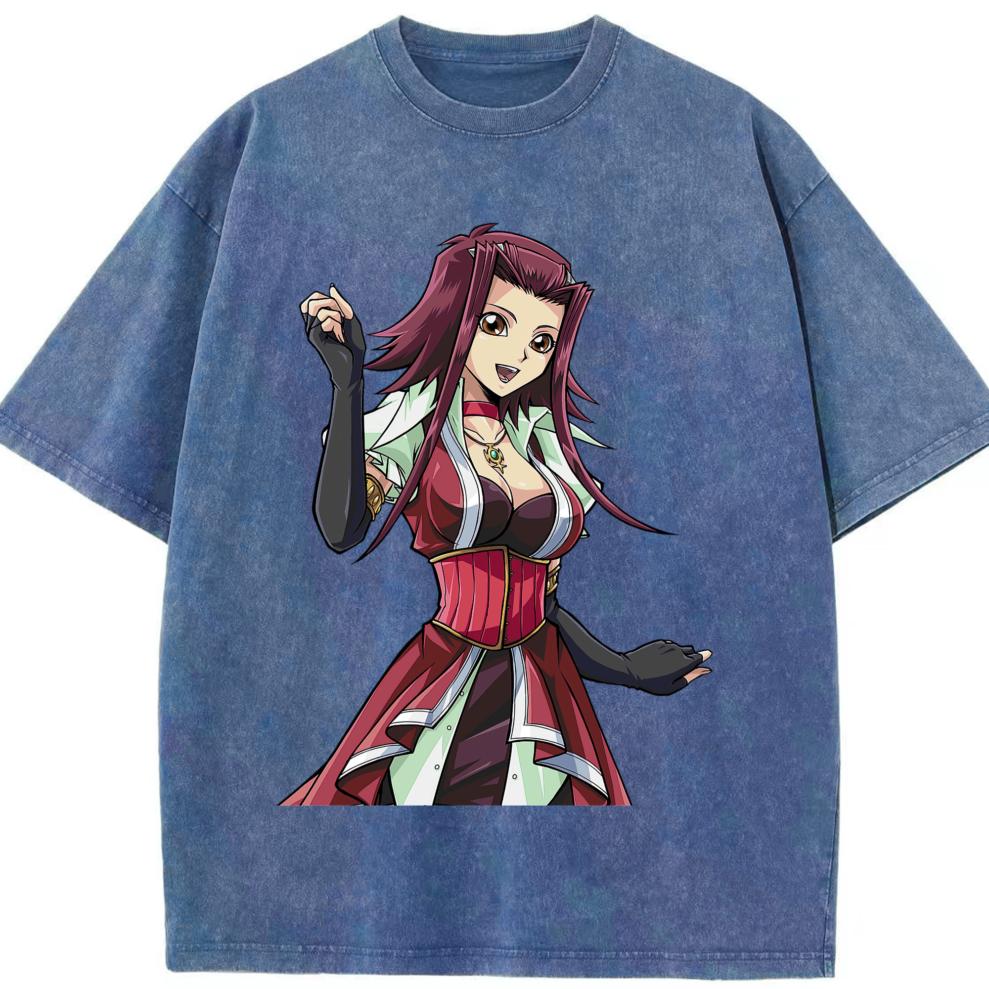 （画像用） 遊☆戯☆王 Yu-Gi-Oh! 綿100% ヴィンテージ風 半袖Tシャツ（フロントプリント）