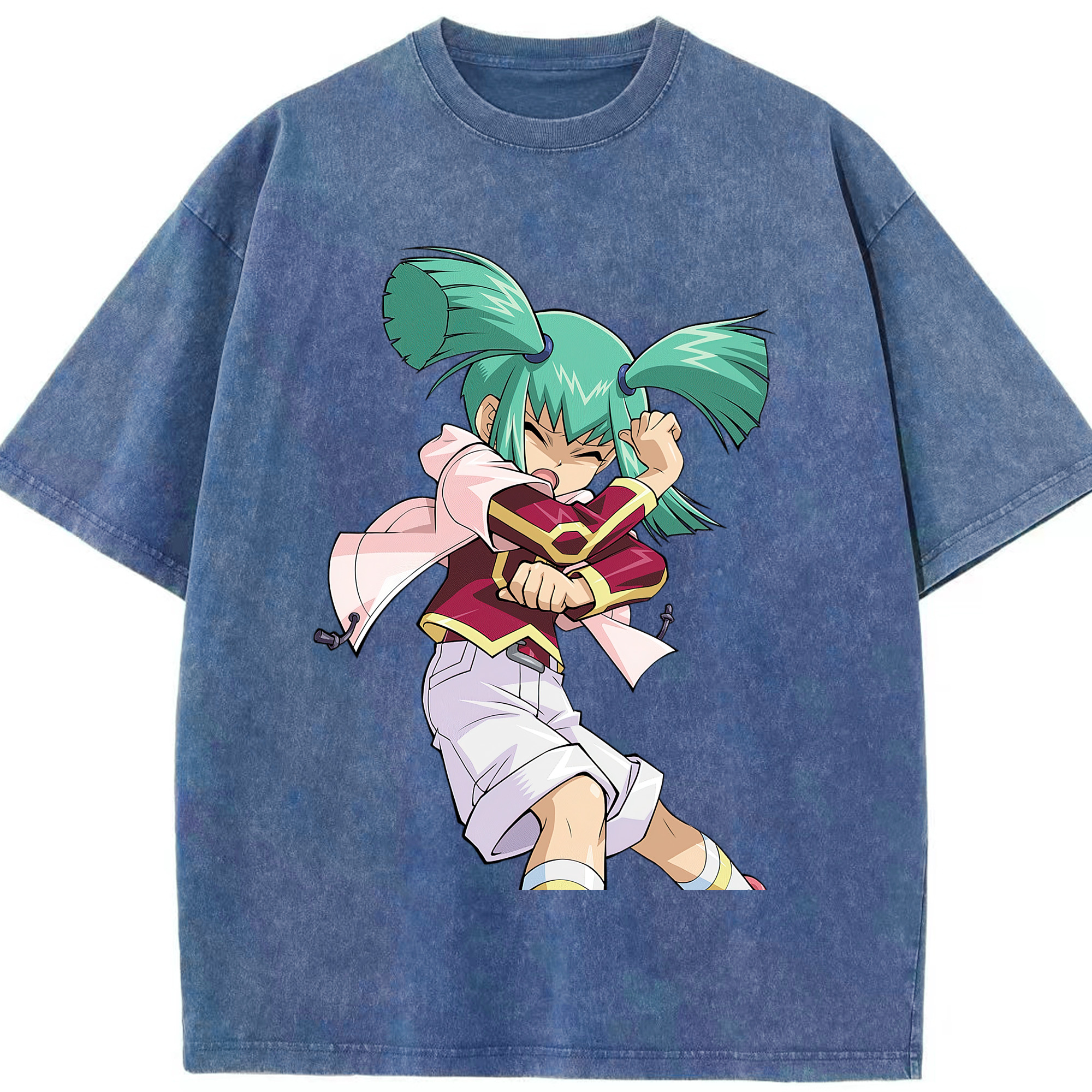 （画像用） 遊☆戯☆王 Yu-Gi-Oh! 綿100% ヴィンテージ風 半袖Tシャツ（フロントプリント）