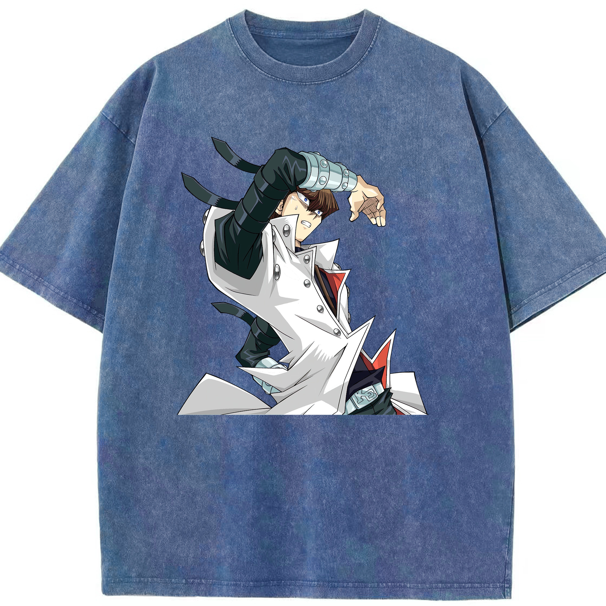 （画像用） 遊☆戯☆王 Yu-Gi-Oh! 綿100% ヴィンテージ風 半袖Tシャツ（フロントプリント）