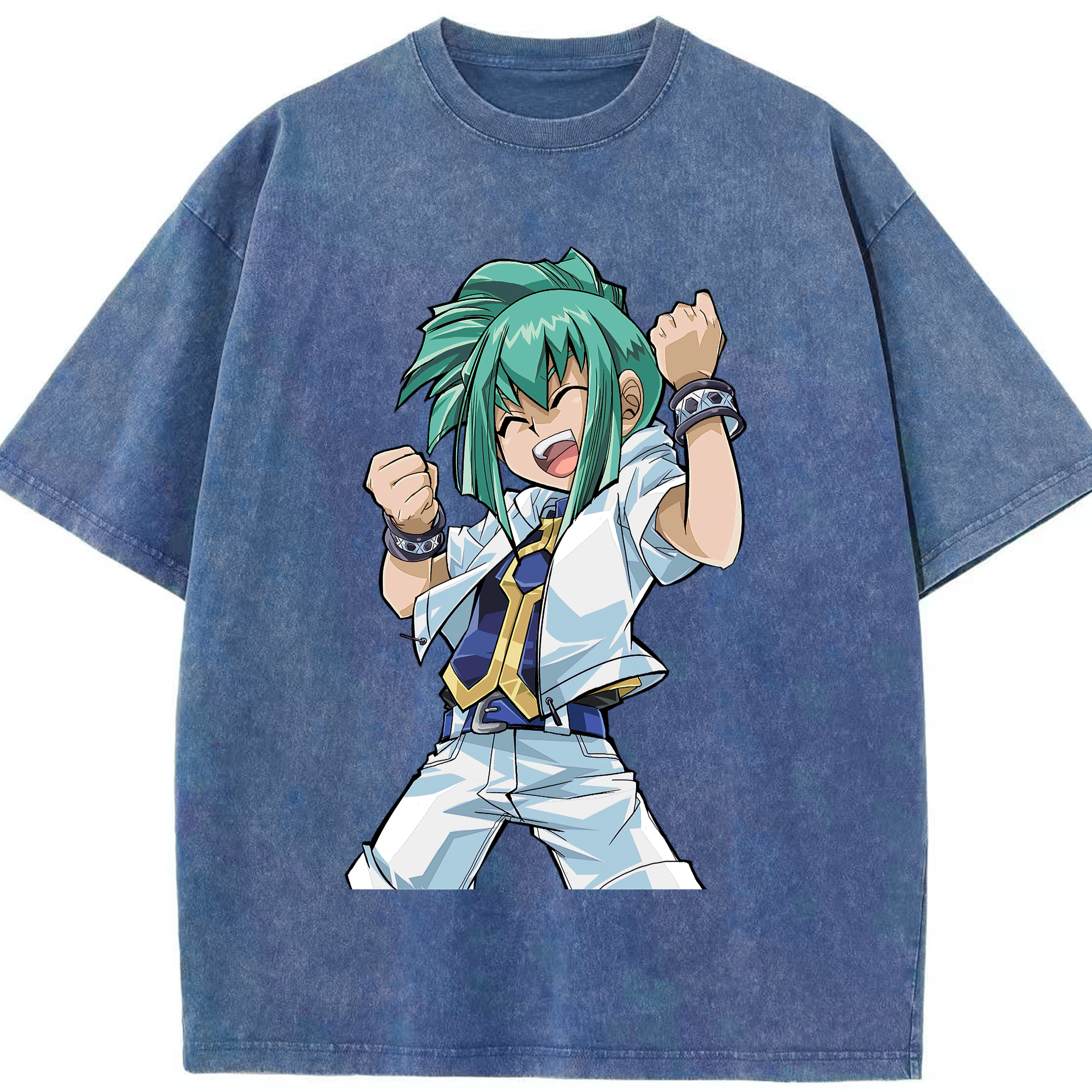 （画像用） 遊☆戯☆王 Yu-Gi-Oh! 綿100% ヴィンテージ風 半袖Tシャツ（フロントプリント）