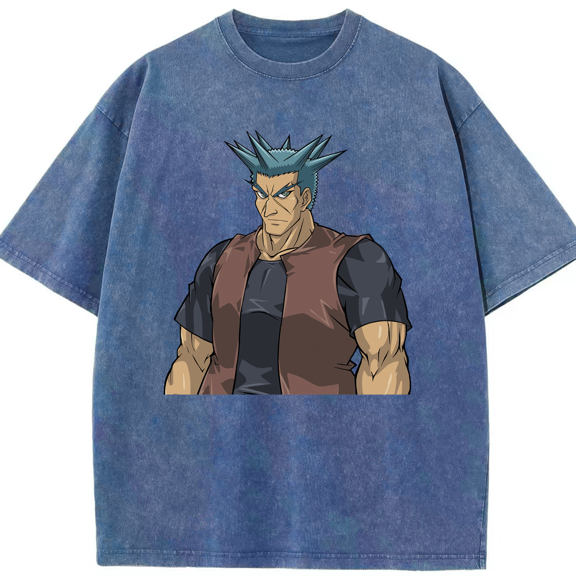 （画像用） 遊☆戯☆王 Yu-Gi-Oh! 綿100% ヴィンテージ風 半袖Tシャツ（フロントプリント）