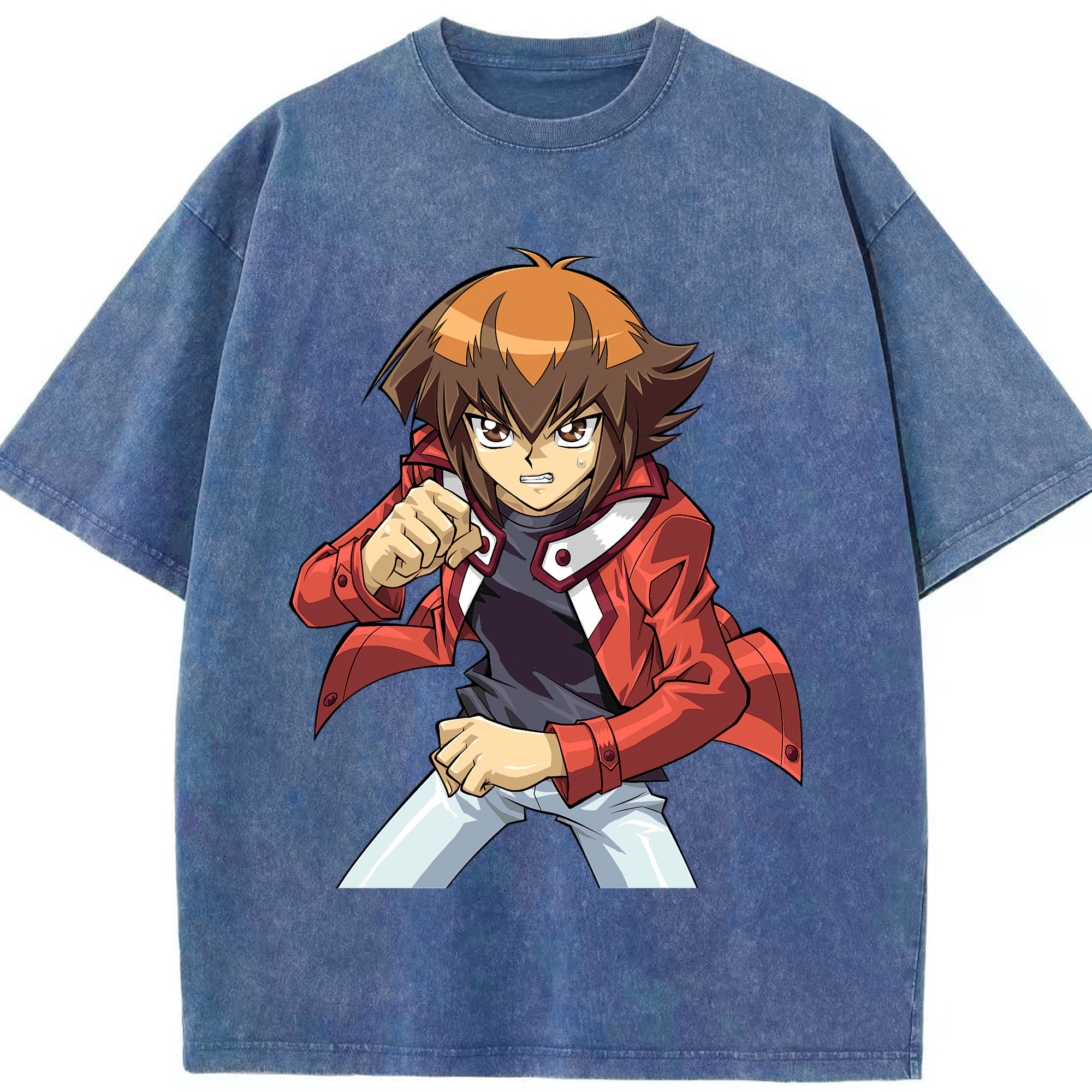 （画像用） 遊☆戯☆王 Yu-Gi-Oh! 綿100% ヴィンテージ風 半袖Tシャツ（フロントプリント）