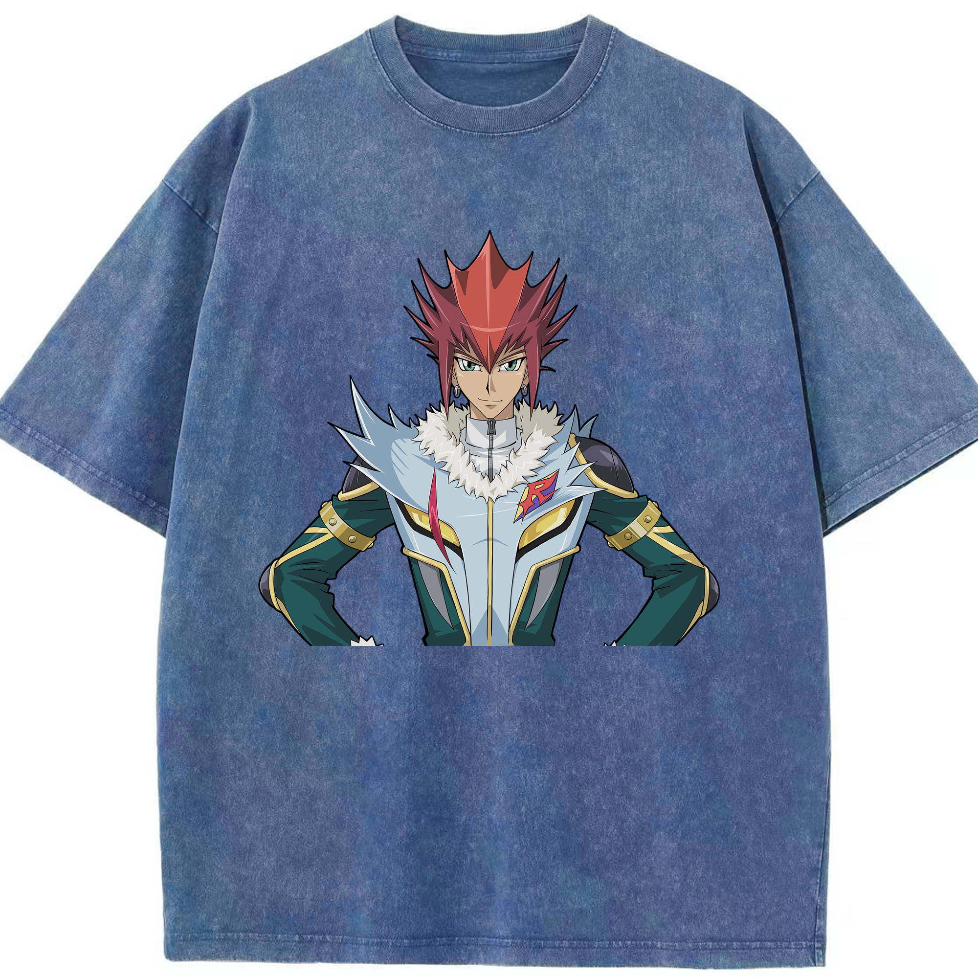 （画像用） 遊☆戯☆王 Yu-Gi-Oh! 綿100% ヴィンテージ風 半袖Tシャツ（フロントプリント）