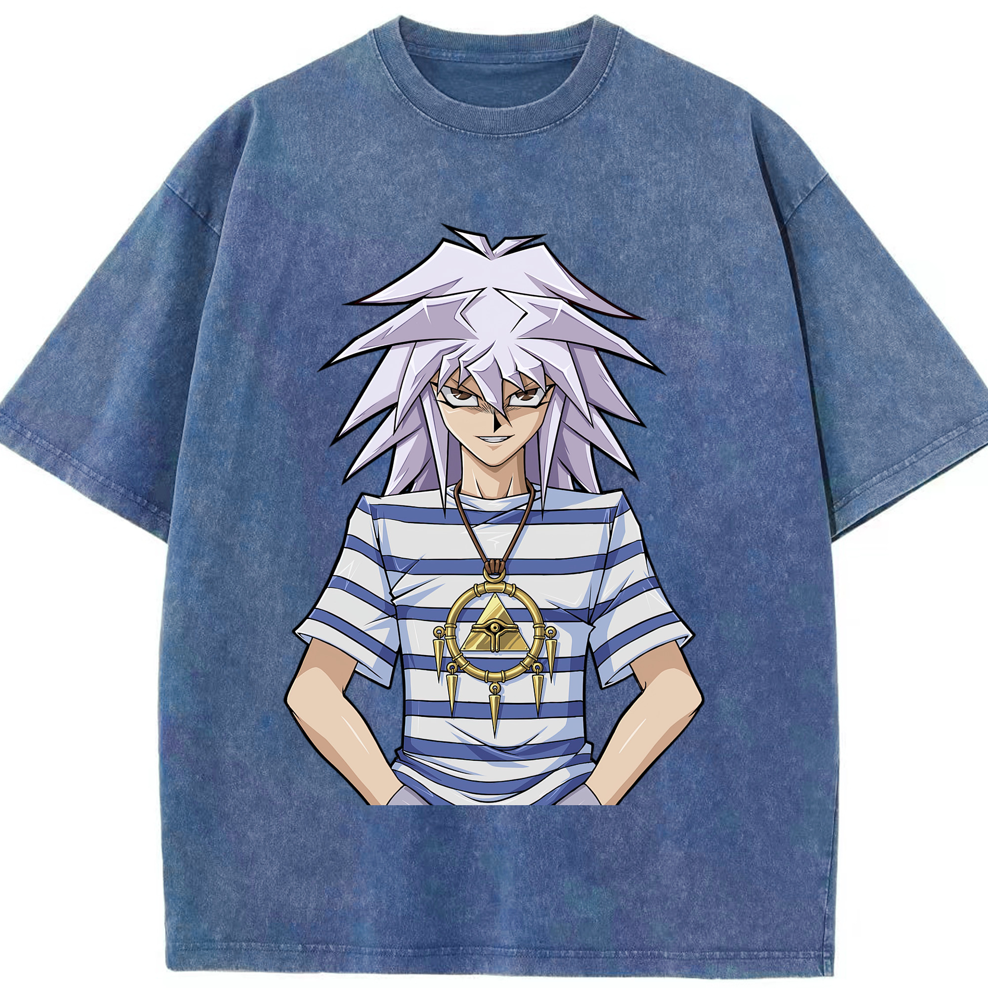 （画像用） 遊☆戯☆王 Yu-Gi-Oh! 綿100% ヴィンテージ風 半袖Tシャツ（フロントプリント）