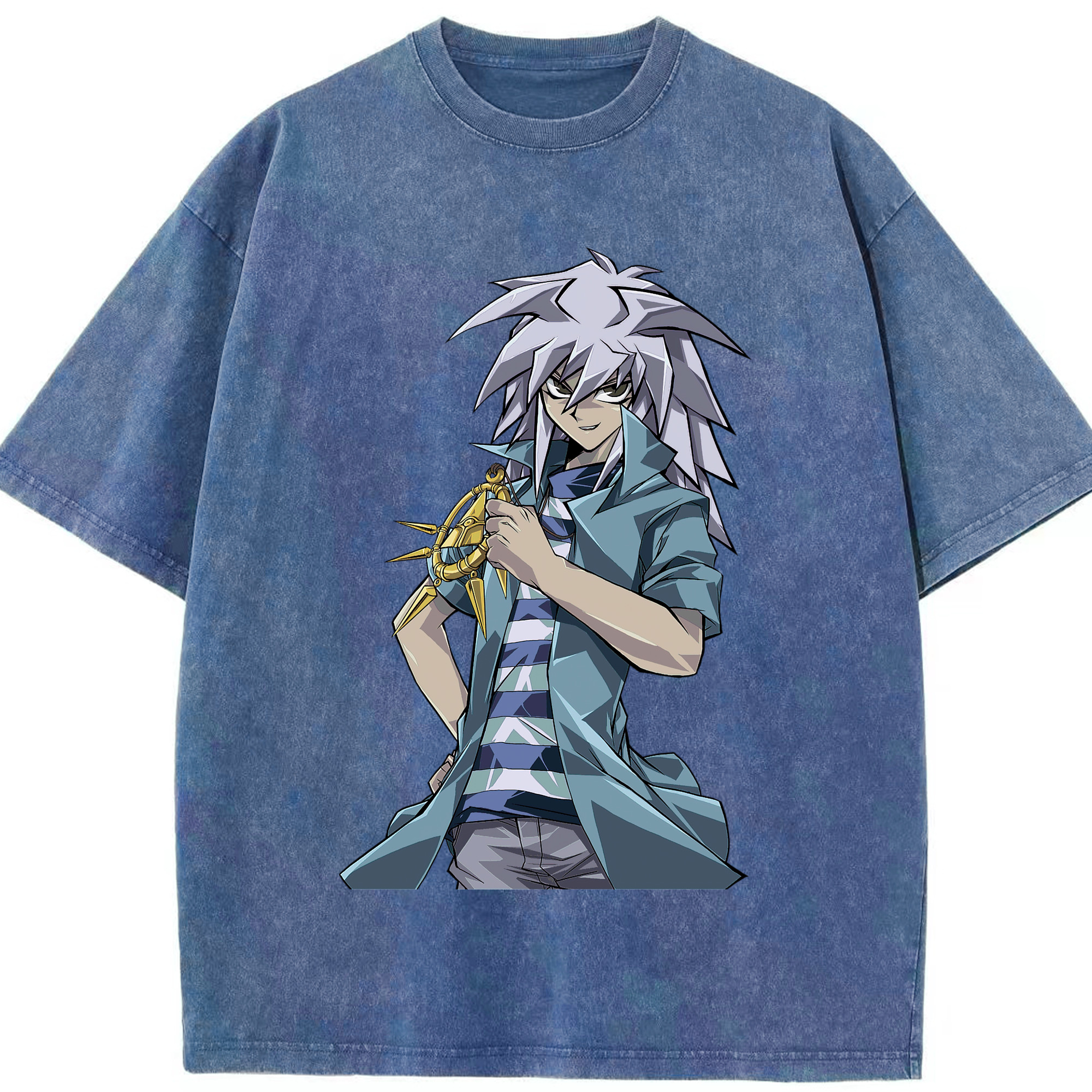（画像用） 遊☆戯☆王 Yu-Gi-Oh! 綿100% ヴィンテージ風 半袖Tシャツ（フロントプリント）