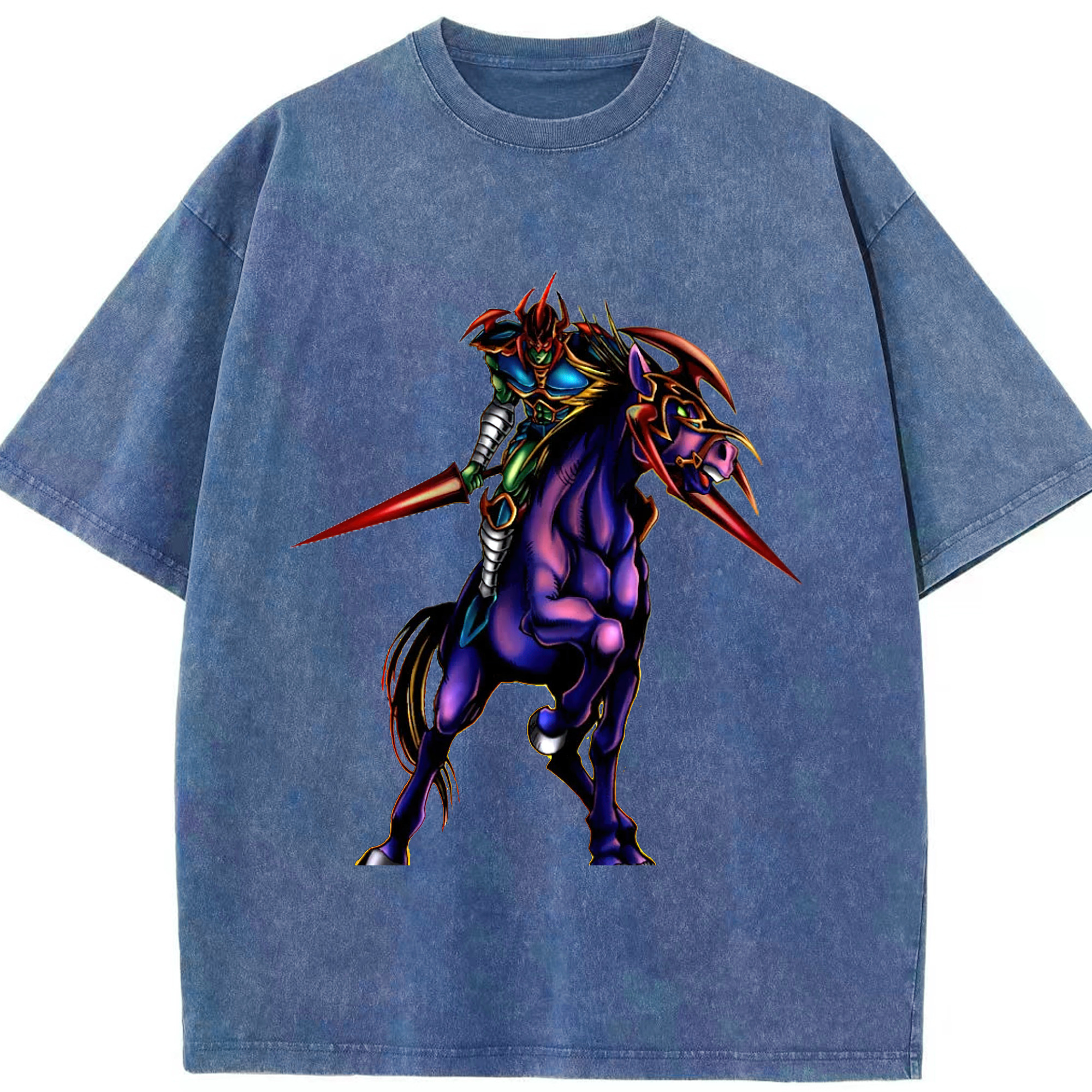 （画像用） 遊☆戯☆王 Yu-Gi-Oh! 綿100% ヴィンテージ風 半袖Tシャツ（フロントプリント）