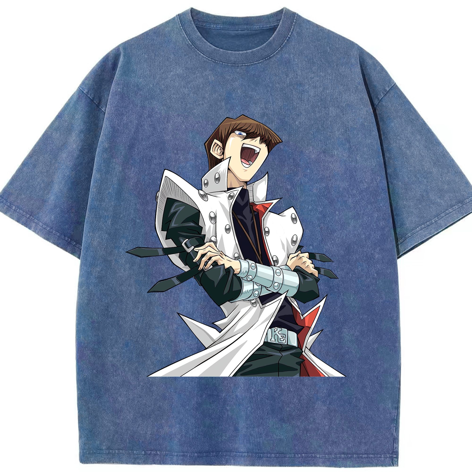 （画像用） 遊☆戯☆王 Yu-Gi-Oh! 綿100% ヴィンテージ風 半袖Tシャツ（フロントプリント）