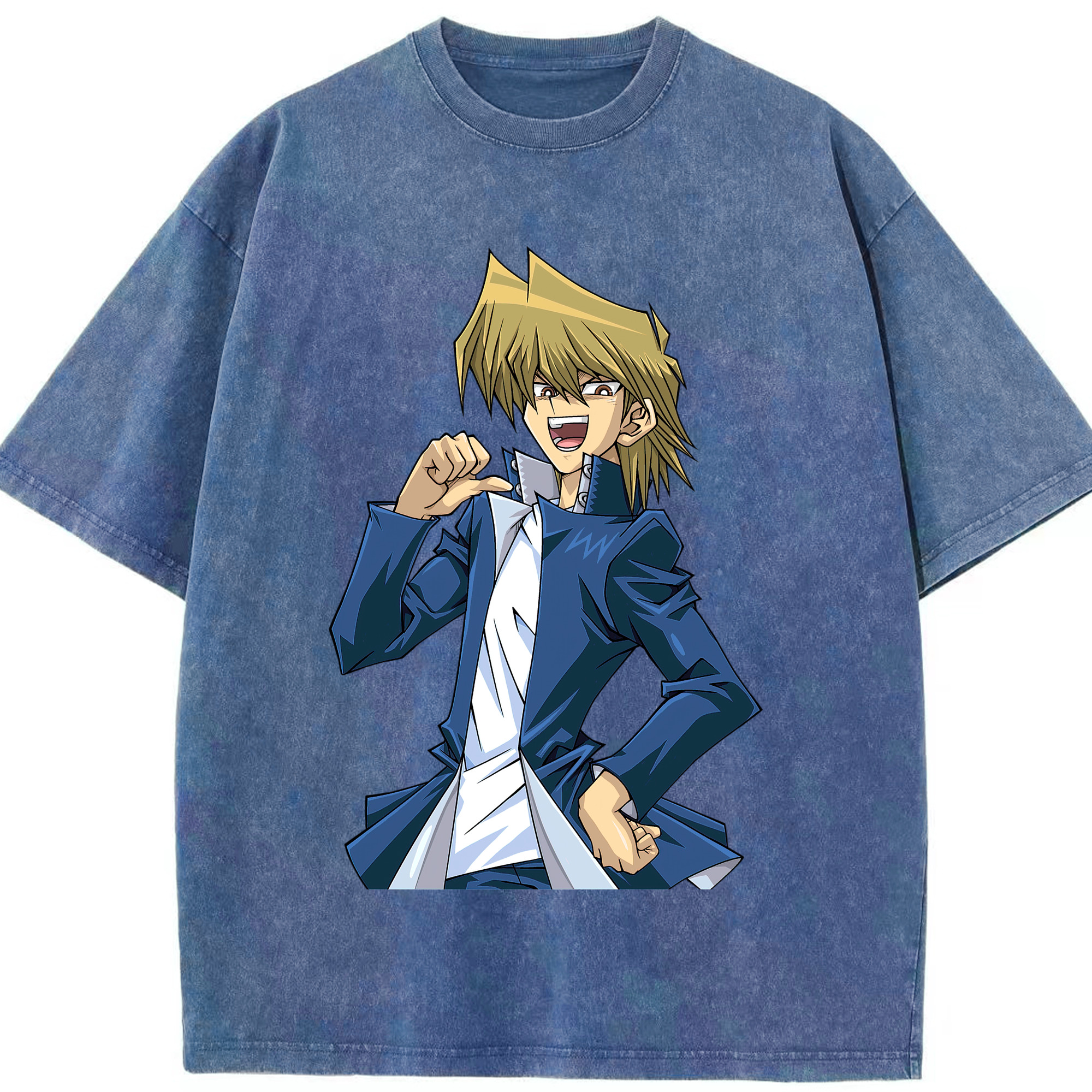 （画像用） 遊☆戯☆王 Yu-Gi-Oh! 綿100% ヴィンテージ風 半袖Tシャツ（フロントプリント）