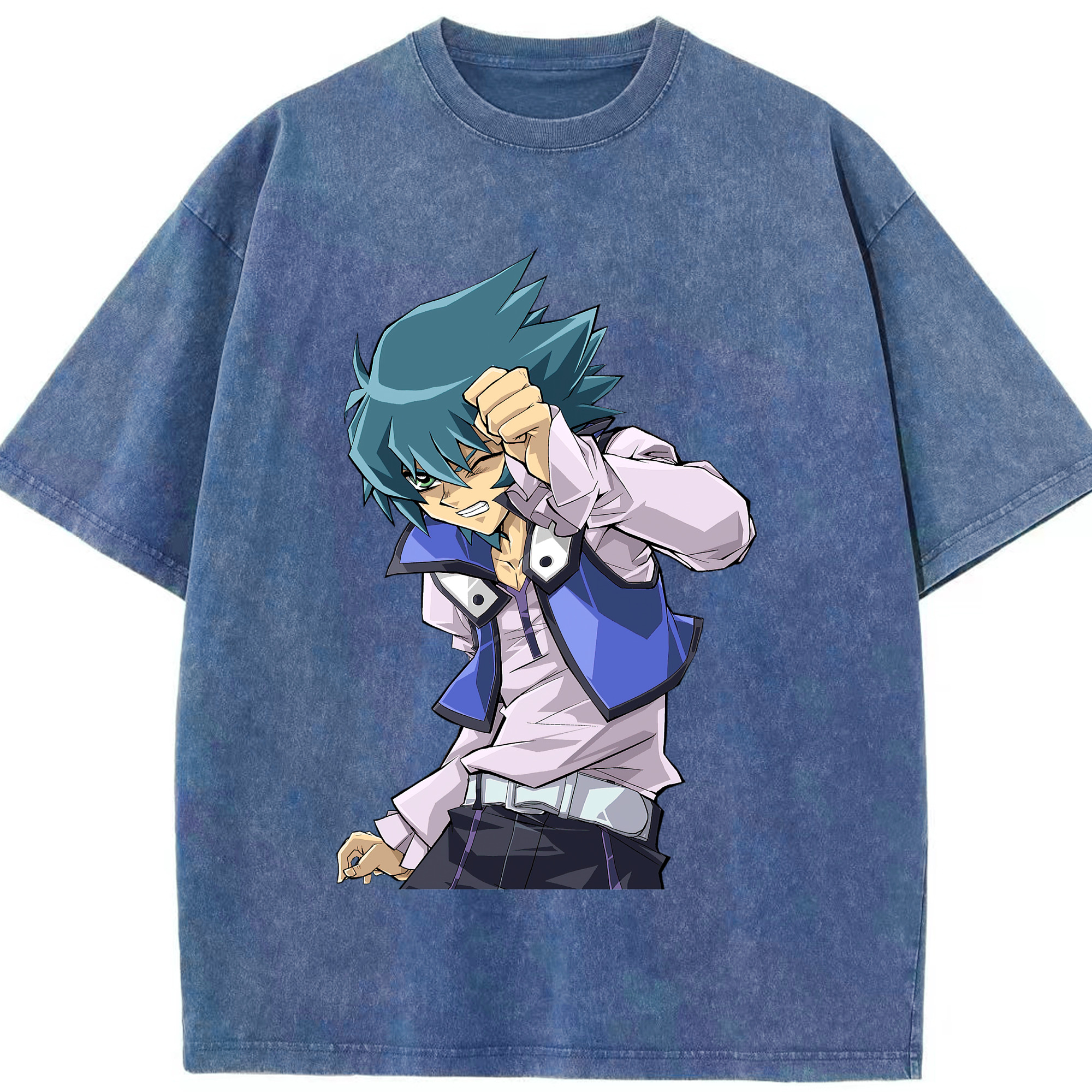 （画像用） 遊☆戯☆王 Yu-Gi-Oh! 綿100% ヴィンテージ風 半袖Tシャツ（フロントプリント）
