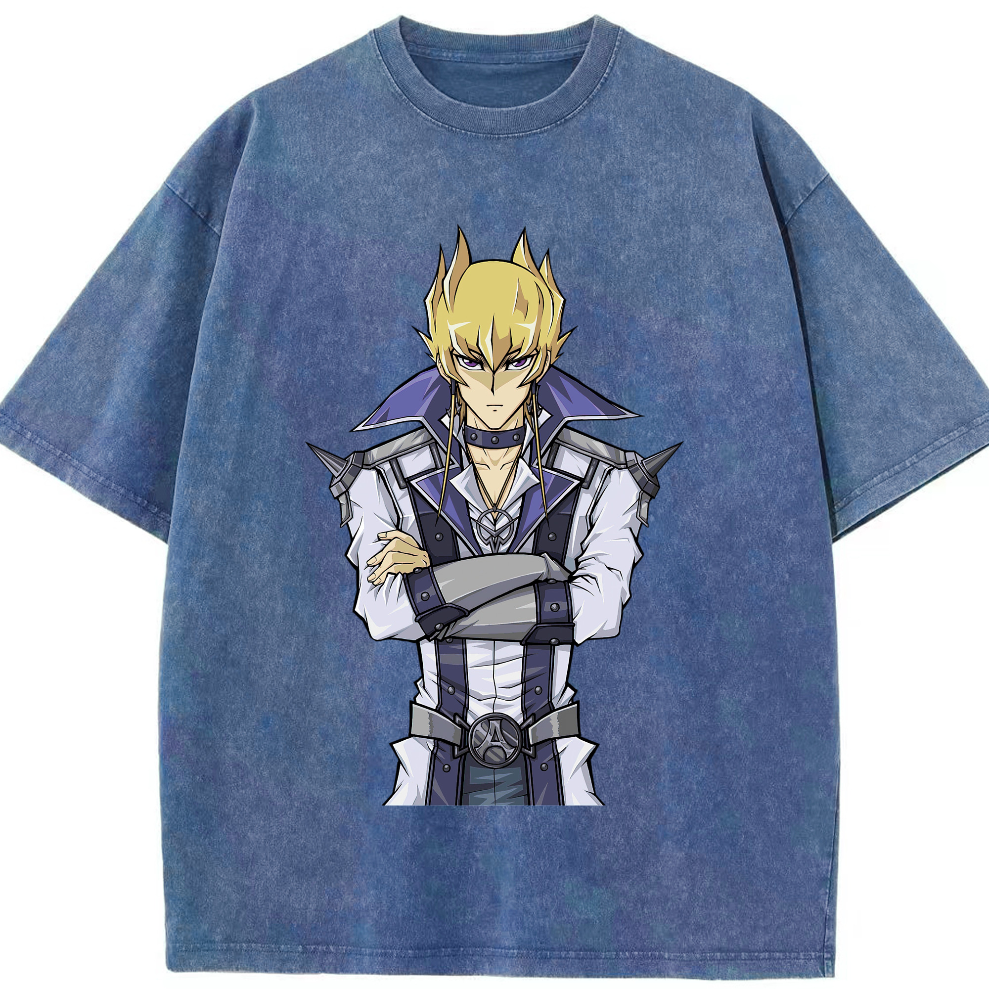 （画像用） 遊☆戯☆王 Yu-Gi-Oh! 綿100% ヴィンテージ風 半袖Tシャツ（フロントプリント）