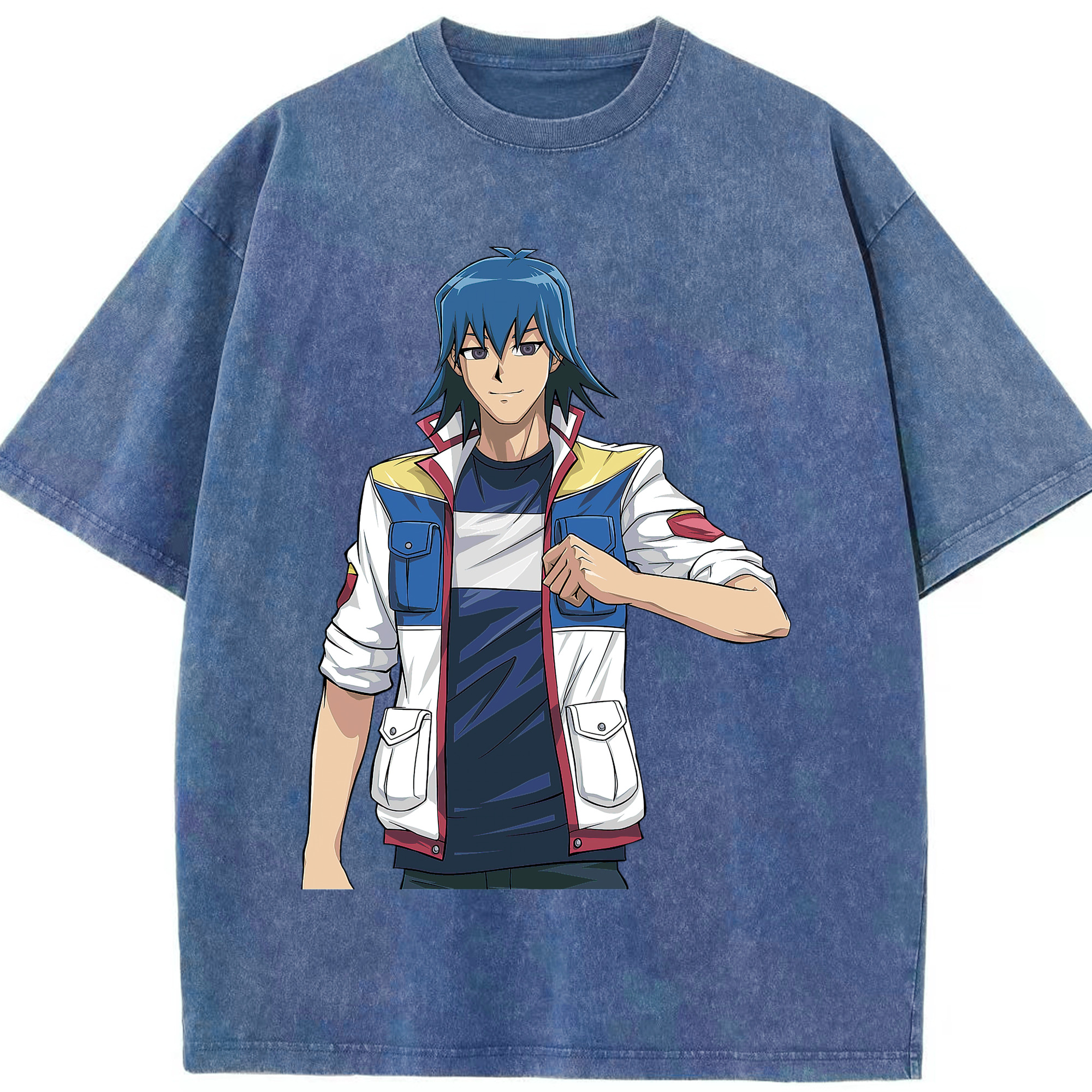 （画像用） 遊☆戯☆王 Yu-Gi-Oh! 綿100% ヴィンテージ風 半袖Tシャツ（フロントプリント）