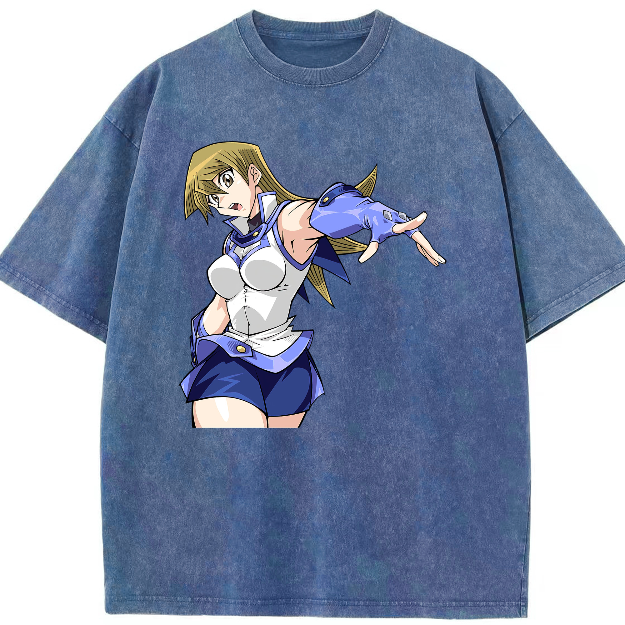 （画像用） 遊☆戯☆王 Yu-Gi-Oh! 綿100% ヴィンテージ風 半袖Tシャツ（フロントプリント）