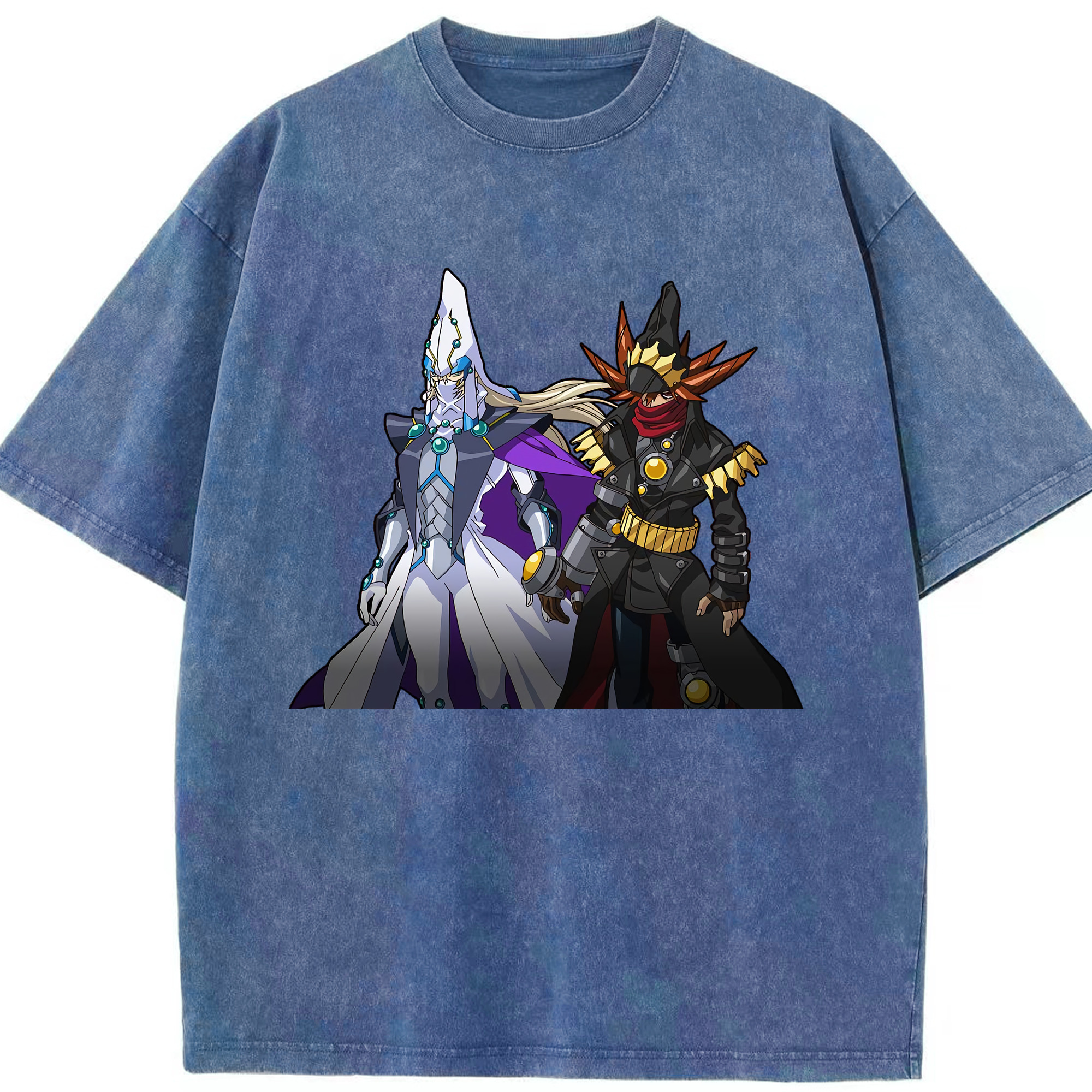 （画像用） 遊☆戯☆王 Yu-Gi-Oh! 綿100% ヴィンテージ風 半袖Tシャツ（フロントプリント）