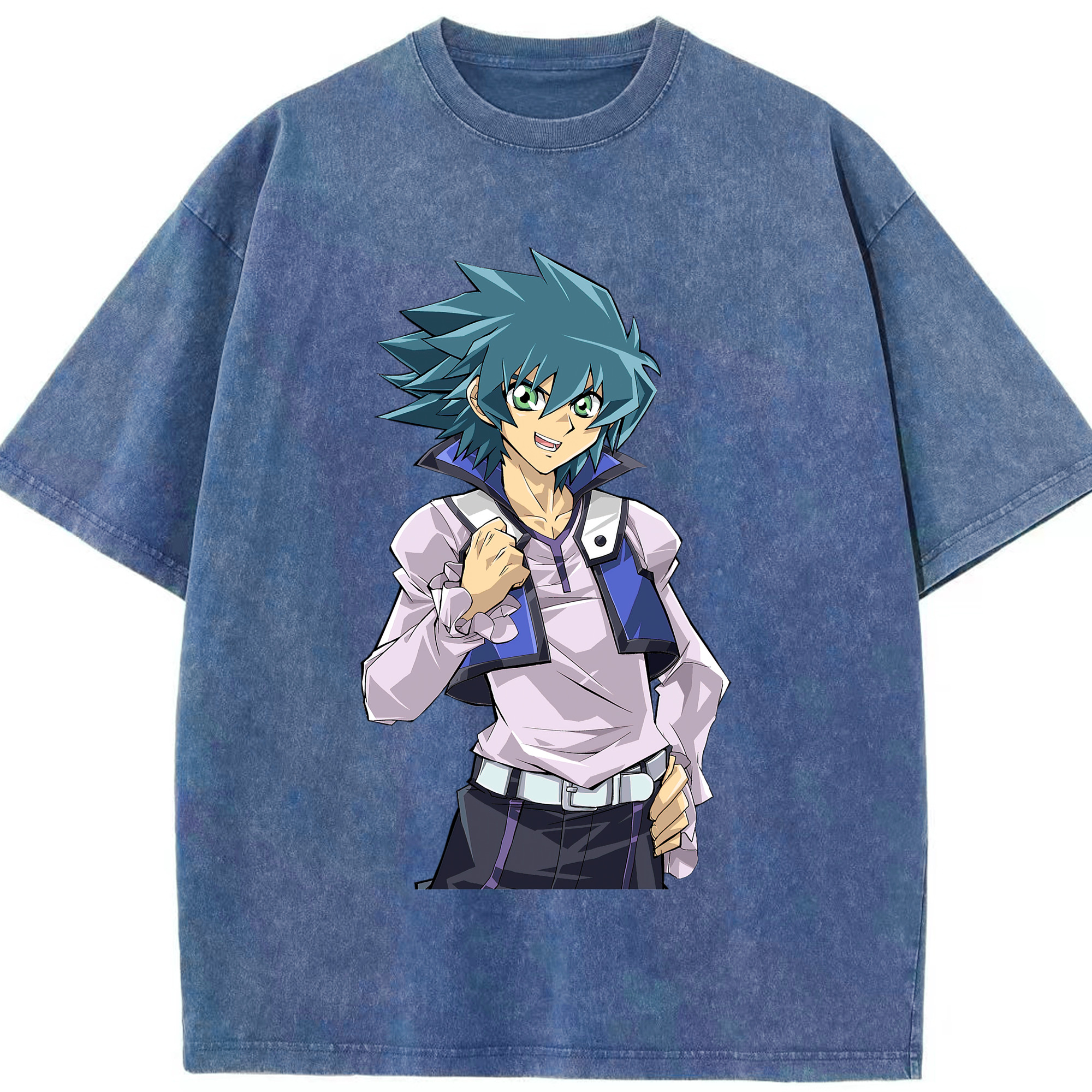 （画像用） 遊☆戯☆王 Yu-Gi-Oh! 綿100% ヴィンテージ風 半袖Tシャツ（フロントプリント）