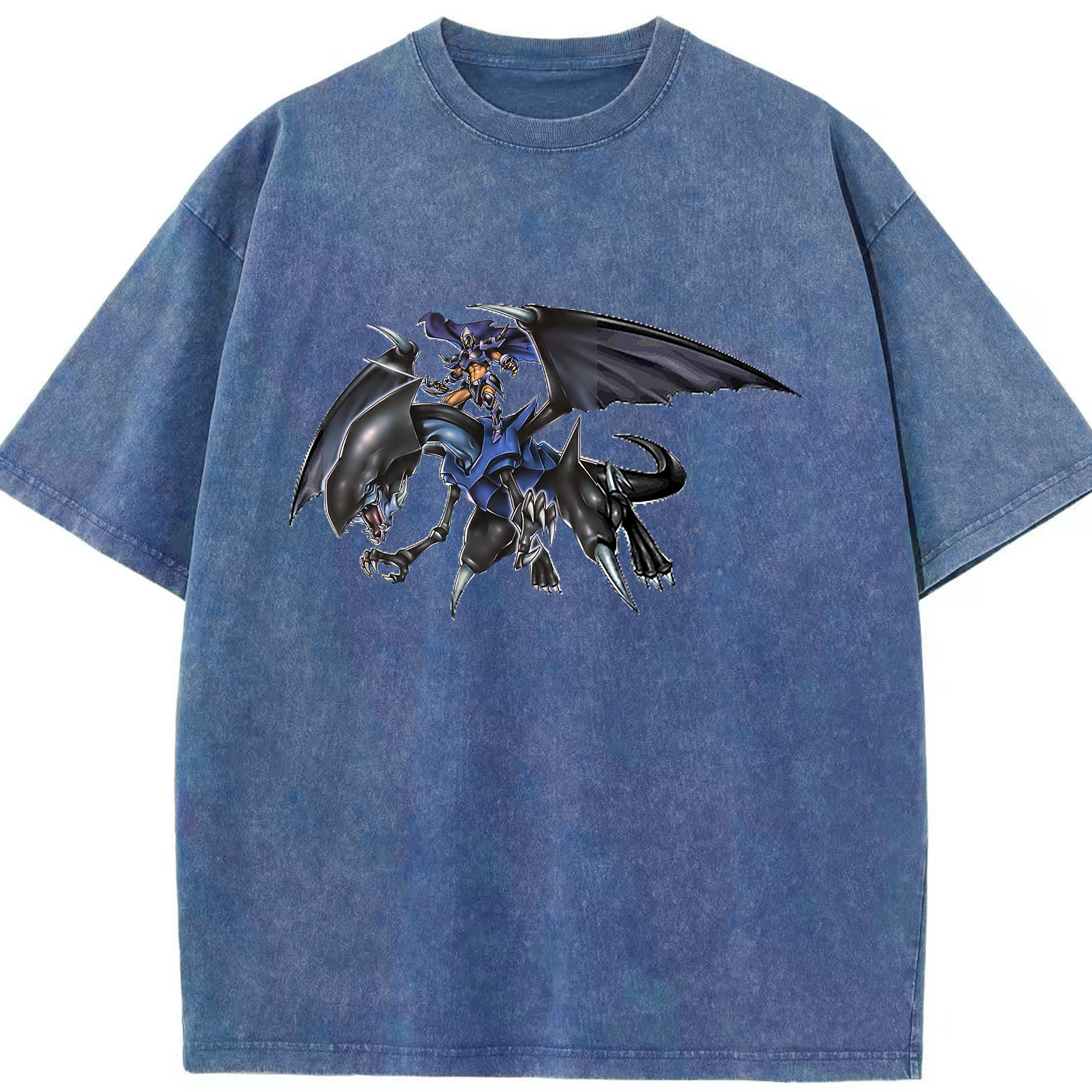 （画像用） 遊☆戯☆王 Yu-Gi-Oh! 綿100% ヴィンテージ風 半袖Tシャツ（フロントプリント）