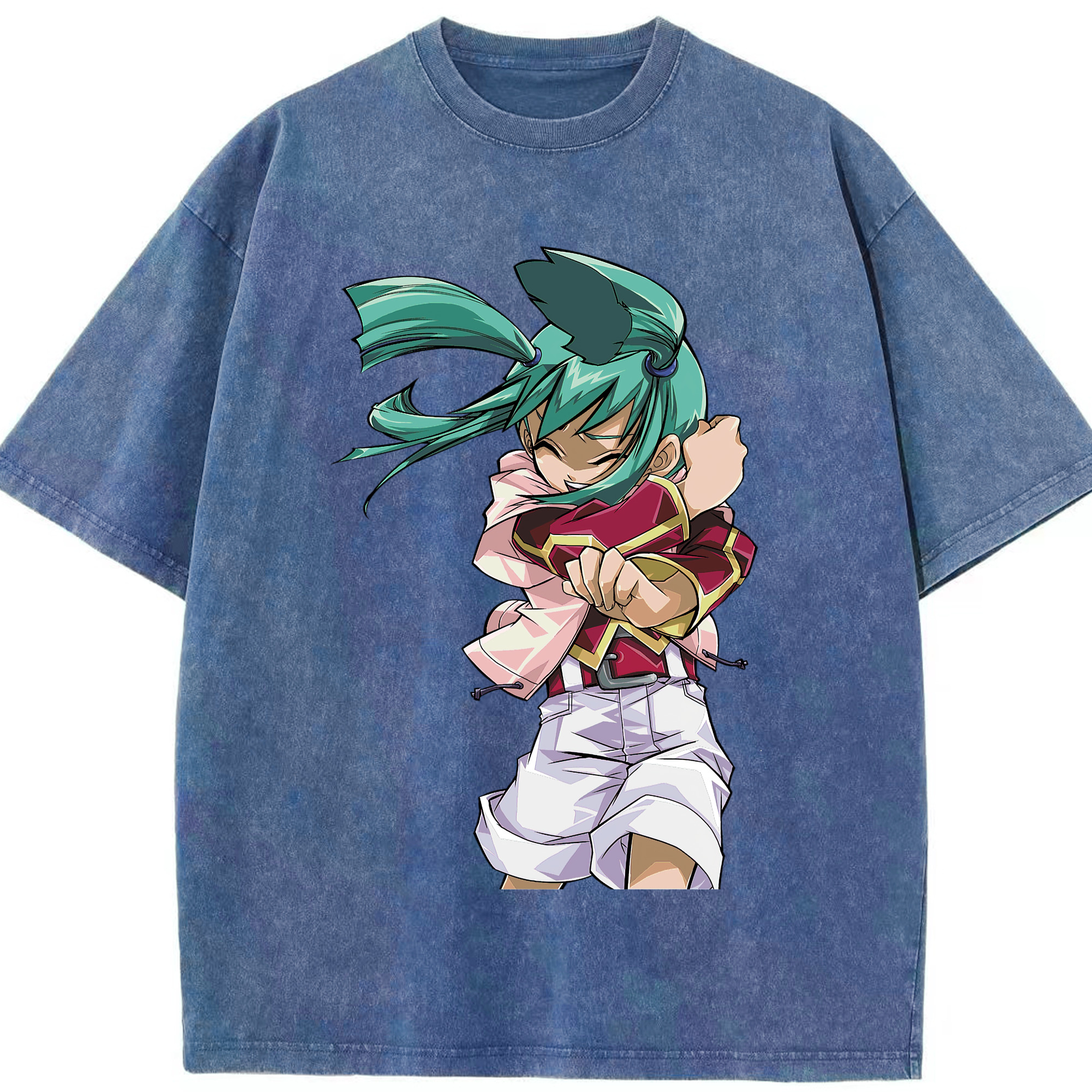 （画像用） 遊☆戯☆王 Yu-Gi-Oh! 綿100% ヴィンテージ風 半袖Tシャツ（フロントプリント）
