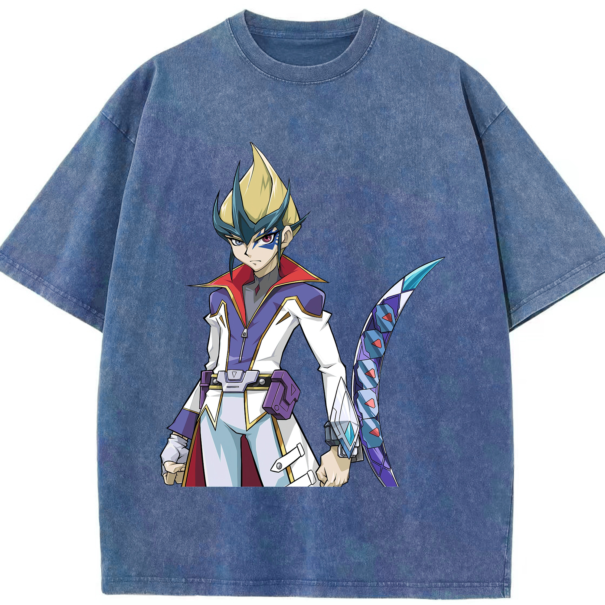 （画像用） 遊☆戯☆王 Yu-Gi-Oh! 綿100% ヴィンテージ風 半袖Tシャツ（フロントプリント）