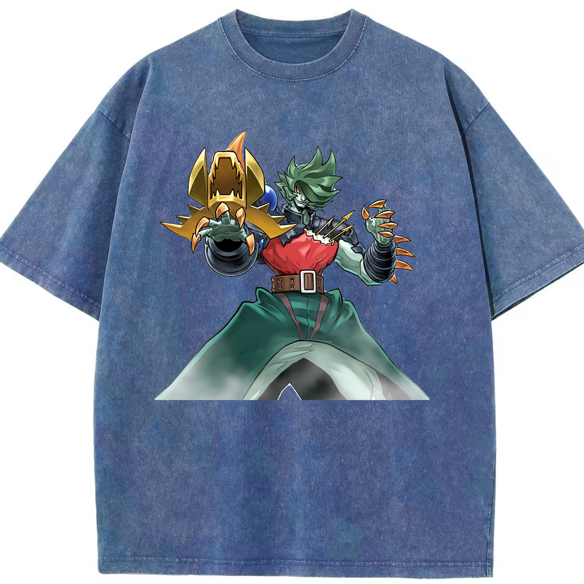 （画像用） 遊☆戯☆王 Yu-Gi-Oh! 綿100% ヴィンテージ風 半袖Tシャツ（フロントプリント）