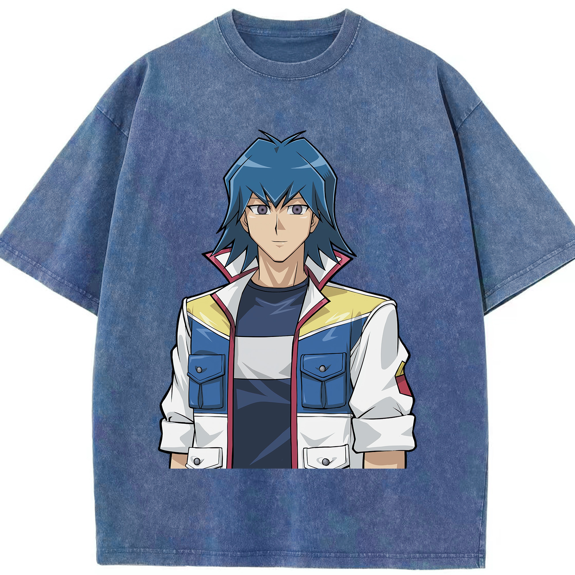 （画像用） 遊☆戯☆王 Yu-Gi-Oh! 綿100% ヴィンテージ風 半袖Tシャツ（フロントプリント）