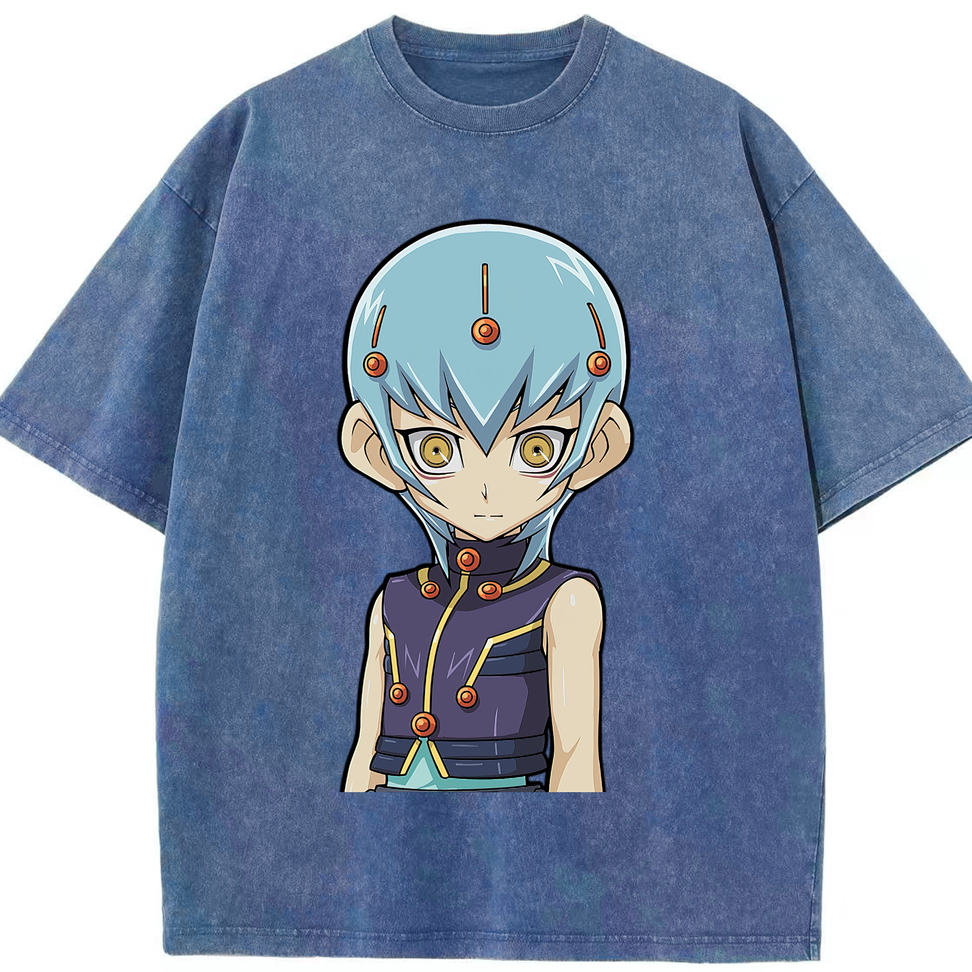 （画像用） 遊☆戯☆王 Yu-Gi-Oh! 綿100% ヴィンテージ風 半袖Tシャツ（フロントプリント）