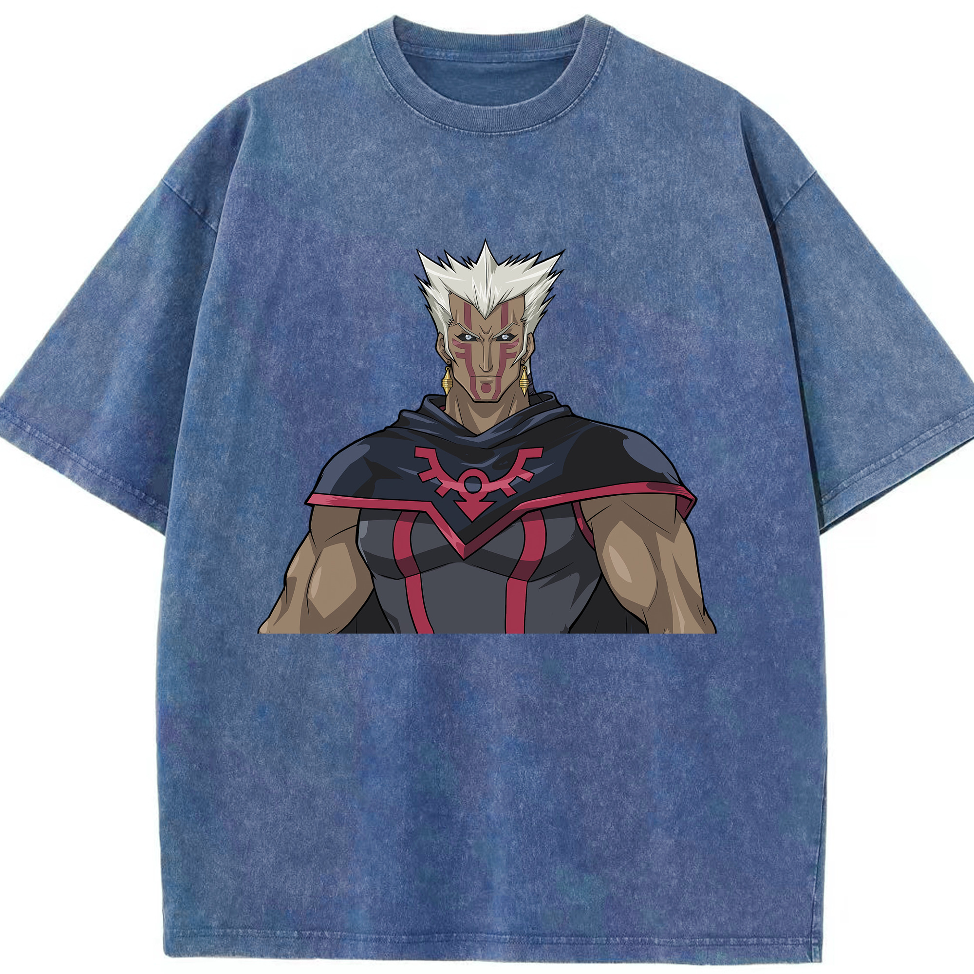 （画像用） 遊☆戯☆王 Yu-Gi-Oh! 綿100% ヴィンテージ風 半袖Tシャツ（フロントプリント）