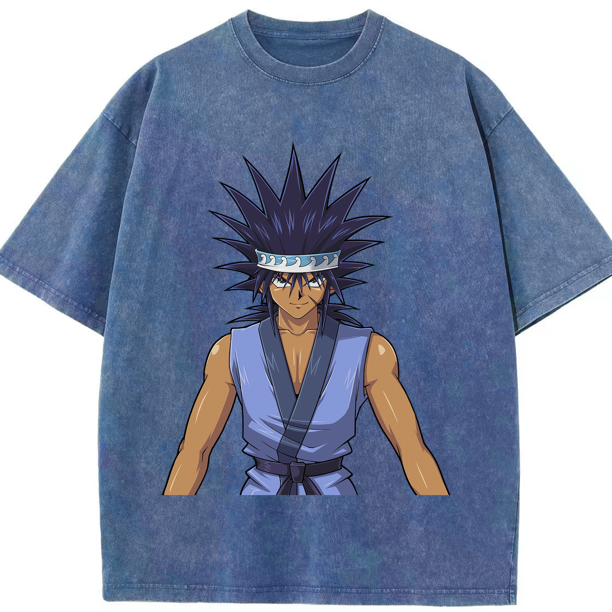 （画像用） 遊☆戯☆王 Yu-Gi-Oh! 綿100% ヴィンテージ風 半袖Tシャツ（フロントプリント）