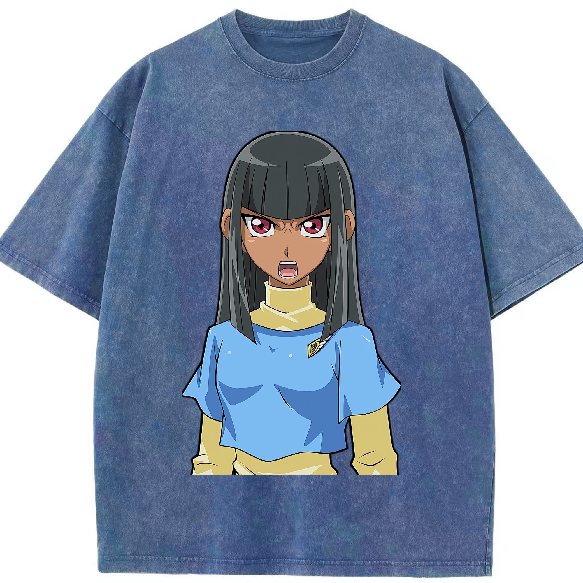 （画像用） 遊☆戯☆王 Yu-Gi-Oh! 綿100% ヴィンテージ風 半袖Tシャツ（フロントプリント）