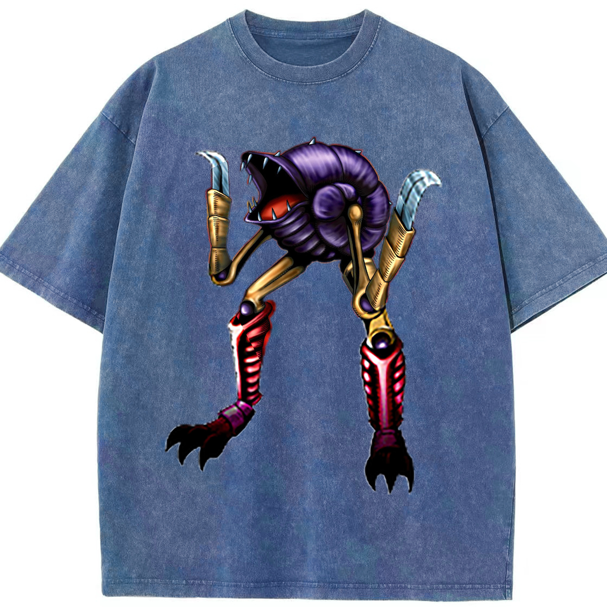 （画像用） 遊☆戯☆王 Yu-Gi-Oh! 綿100% ヴィンテージ風 半袖Tシャツ（フロントプリント）