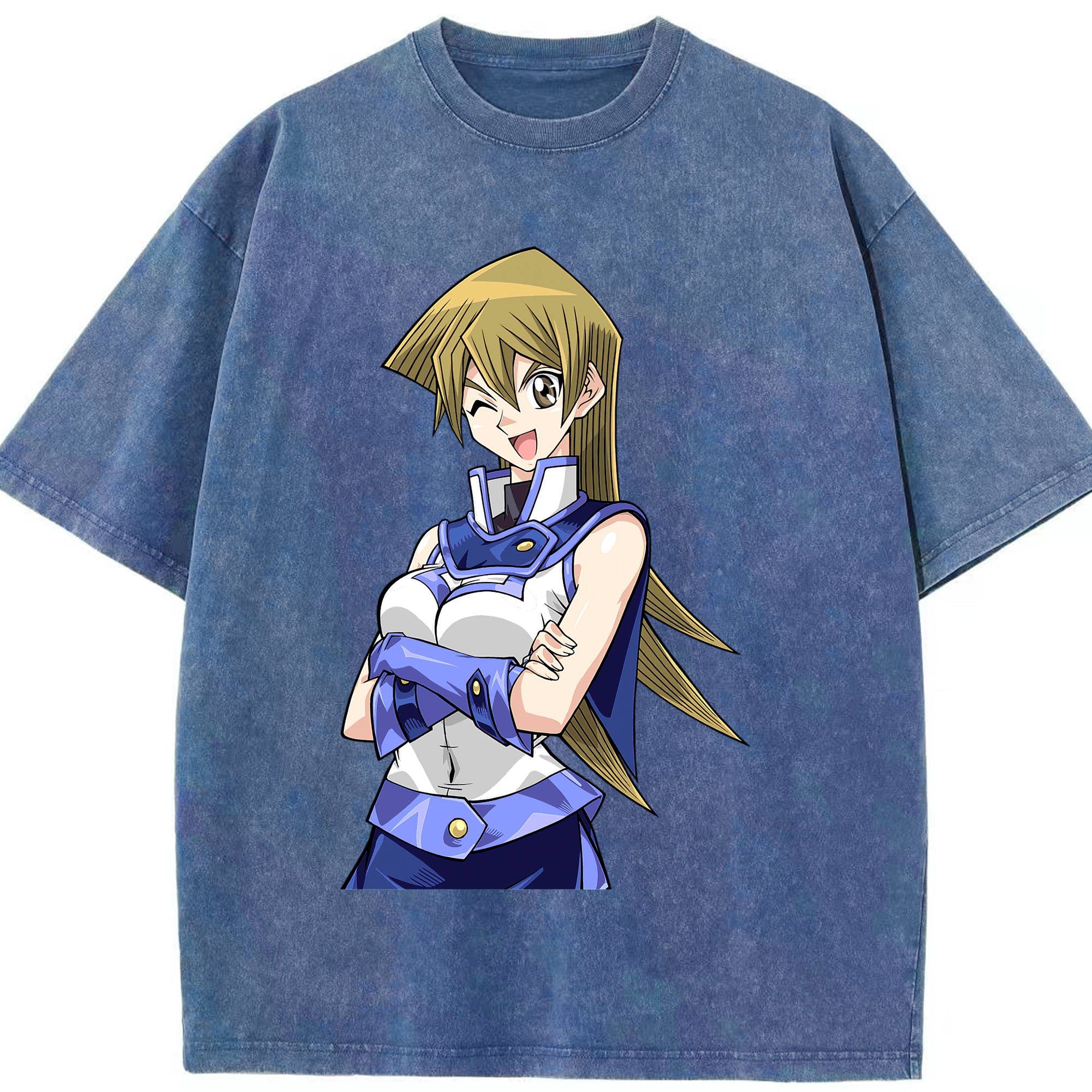 （画像用） 遊☆戯☆王 Yu-Gi-Oh! 綿100% ヴィンテージ風 半袖Tシャツ（フロントプリント）