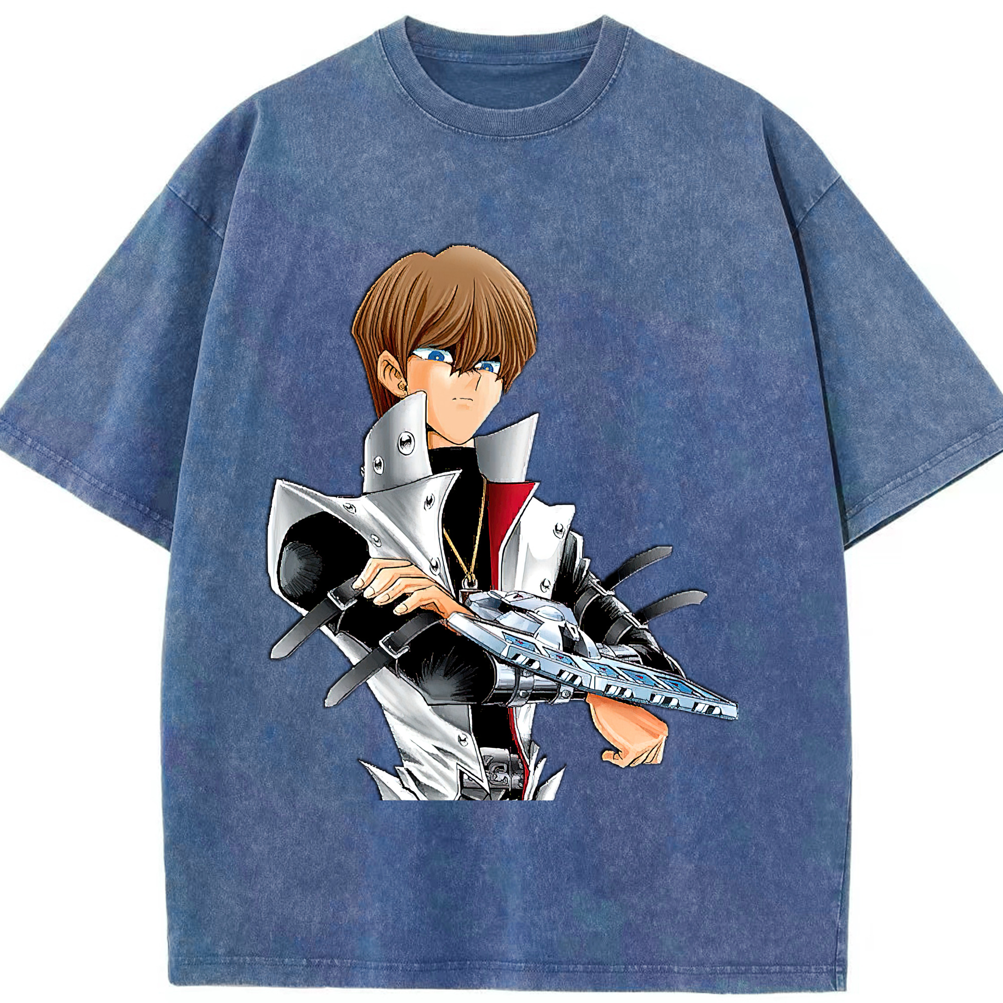 （画像用） 遊☆戯☆王 Yu-Gi-Oh! 綿100% ヴィンテージ風 半袖Tシャツ（フロントプリント）