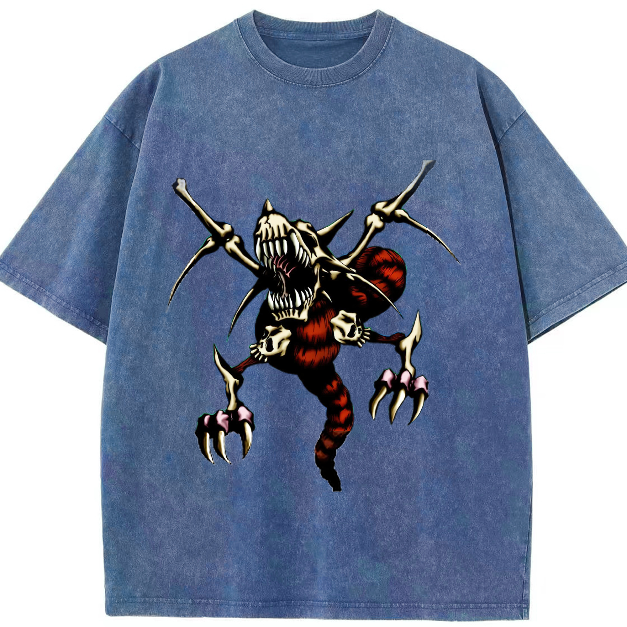 （画像用） 遊☆戯☆王 Yu-Gi-Oh! 綿100% ヴィンテージ風 半袖Tシャツ（フロントプリント）