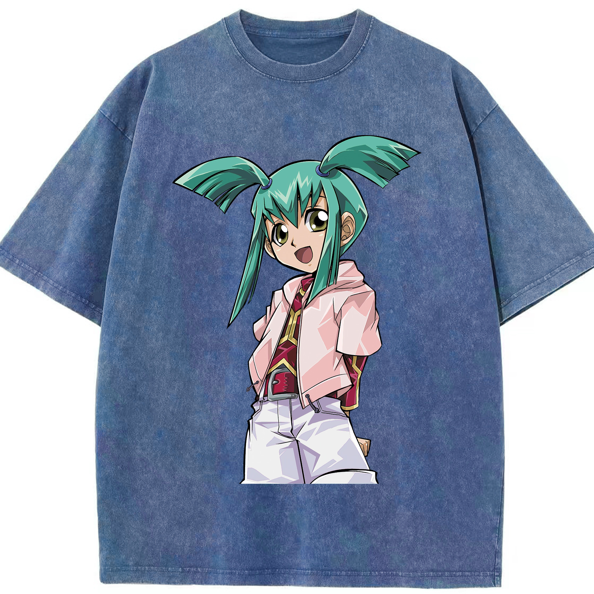 （画像用） 遊☆戯☆王 Yu-Gi-Oh! 綿100% ヴィンテージ風 半袖Tシャツ（フロントプリント）