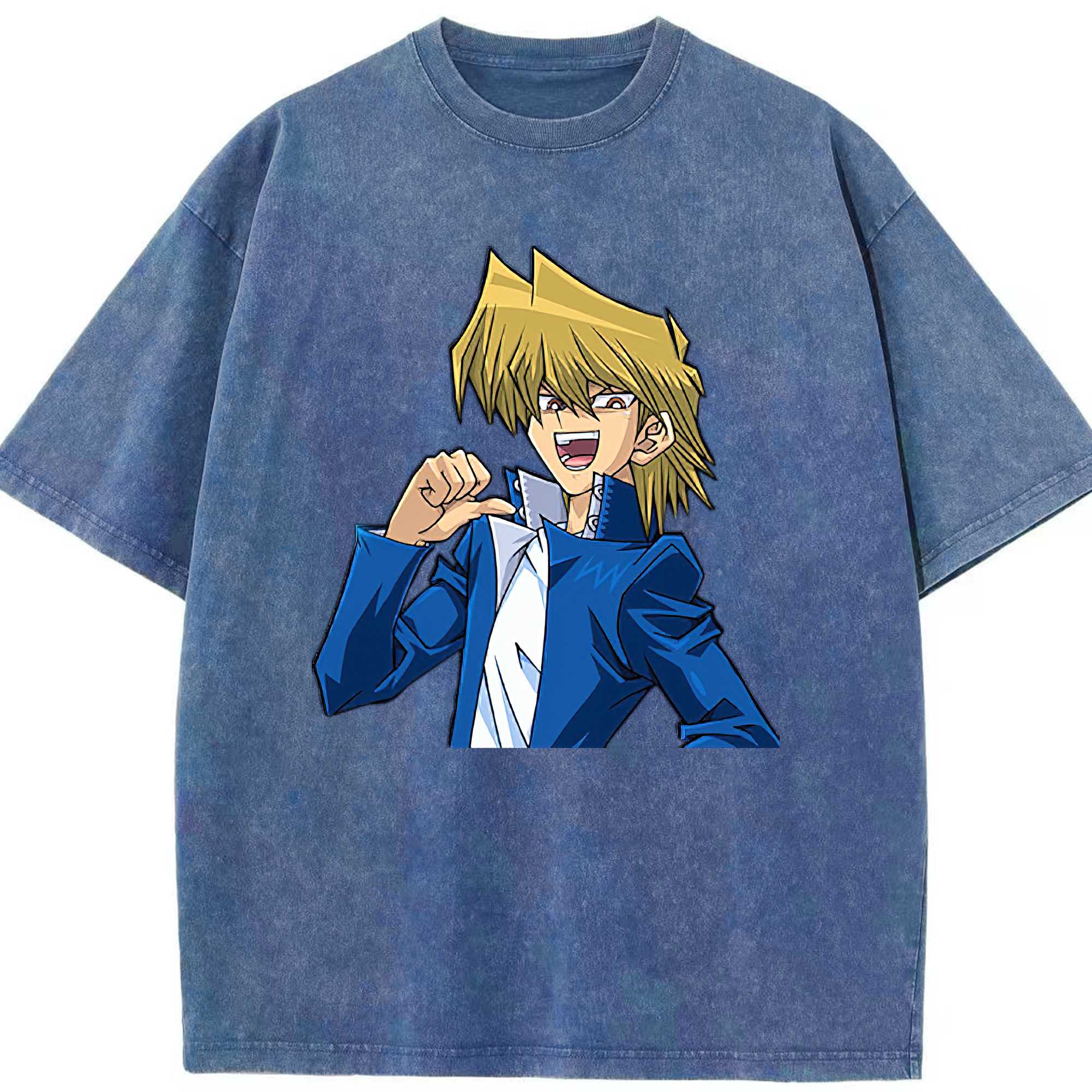 （画像用） 遊☆戯☆王 Yu-Gi-Oh! 綿100% ヴィンテージ風 半袖Tシャツ（フロントプリント）
