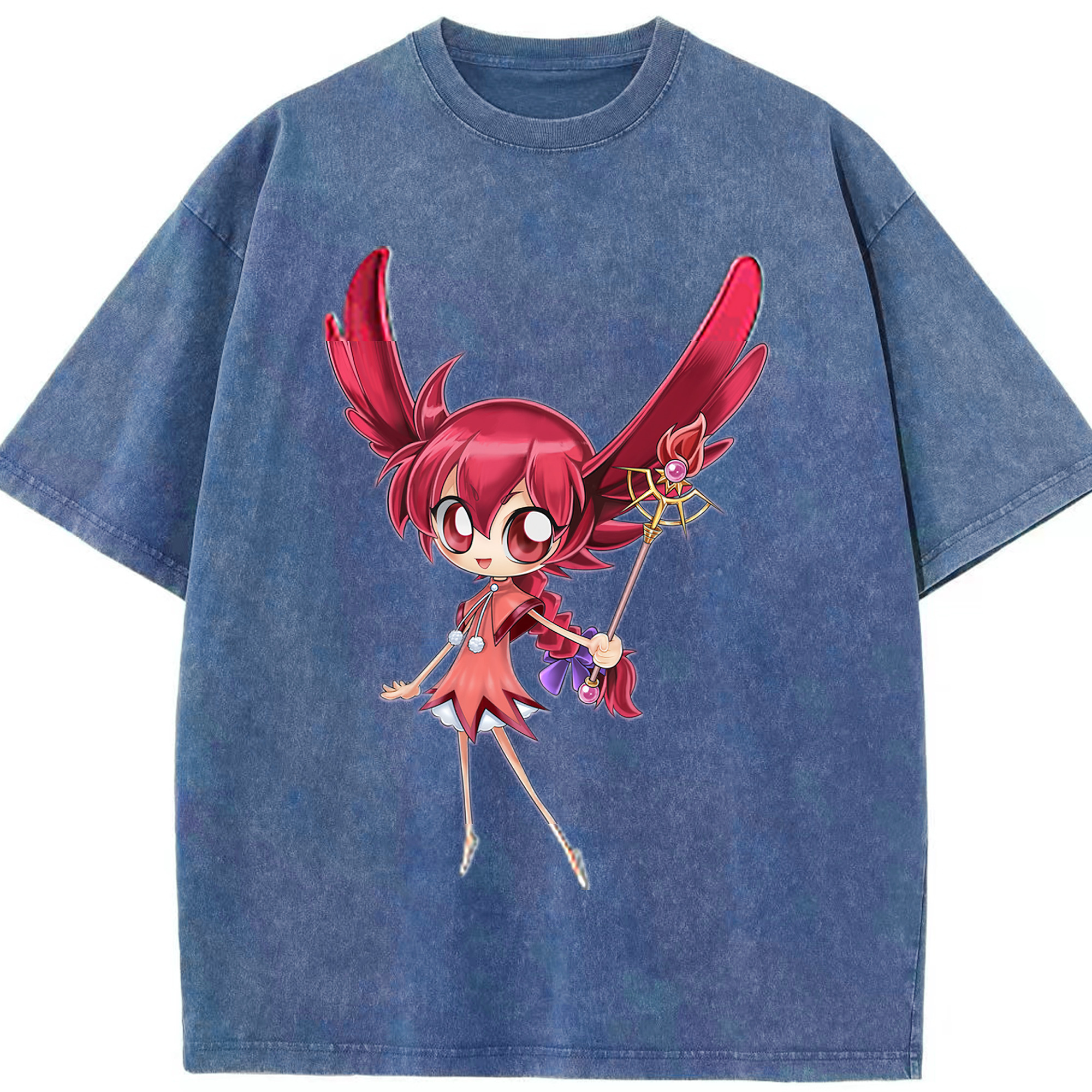 （画像用） 遊☆戯☆王 Yu-Gi-Oh! 綿100% ヴィンテージ風 半袖Tシャツ（フロントプリント）