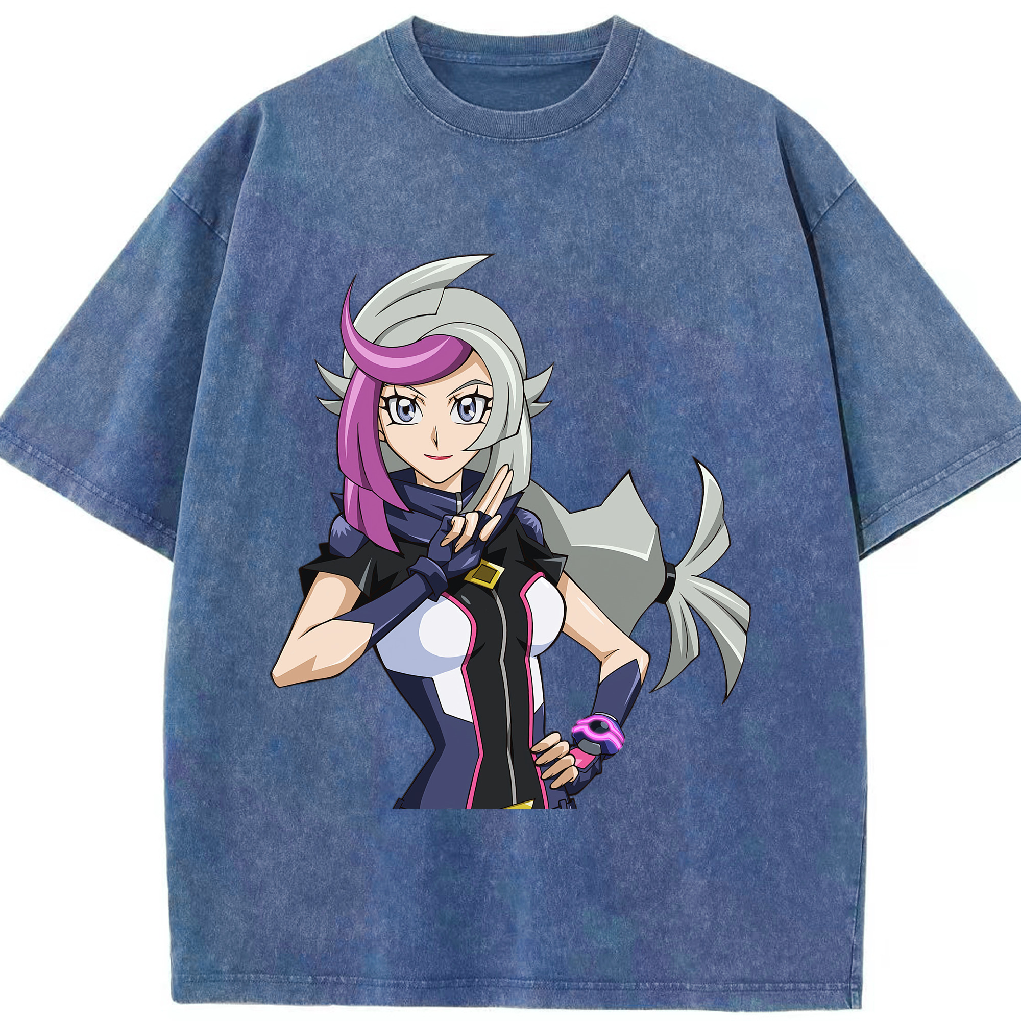 （画像用） 遊☆戯☆王 Yu-Gi-Oh! 綿100% ヴィンテージ風 半袖Tシャツ（フロントプリント）