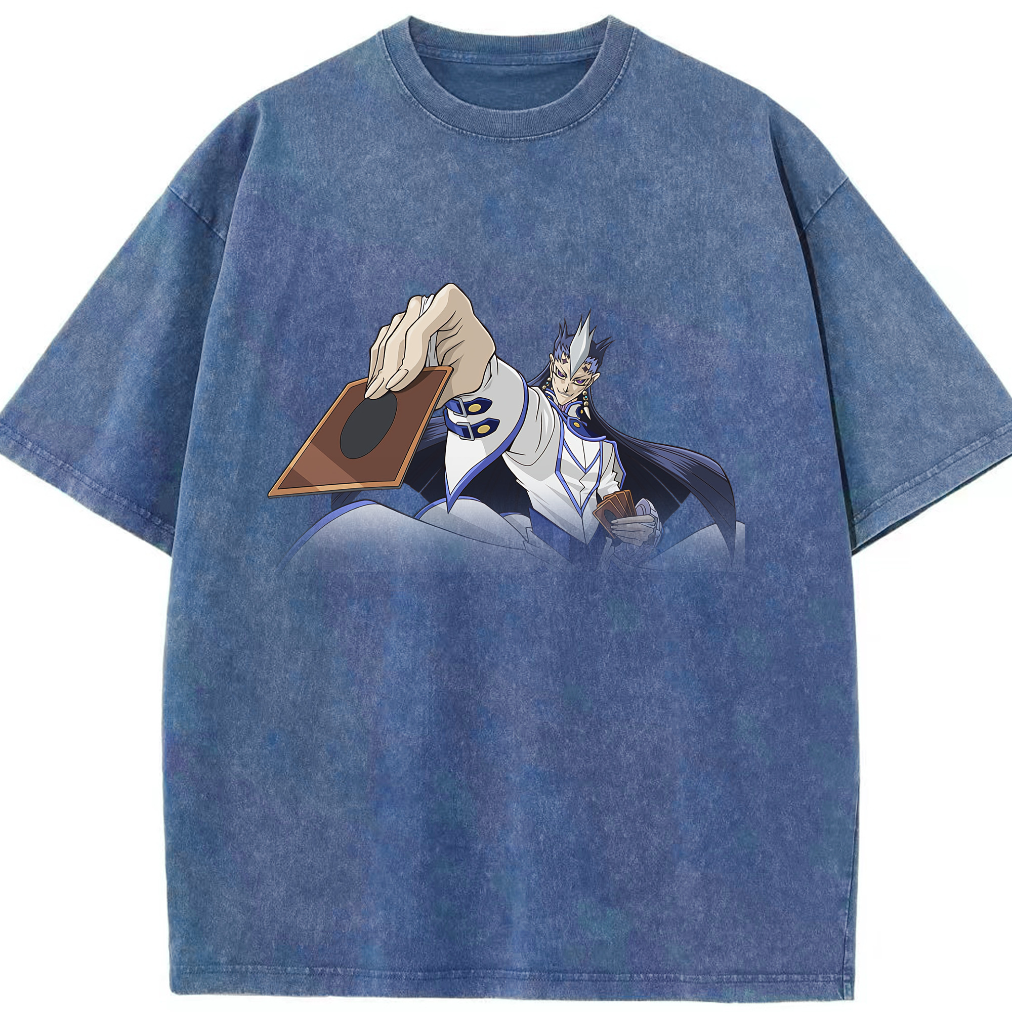 （画像用） 遊☆戯☆王 Yu-Gi-Oh! 綿100% ヴィンテージ風 半袖Tシャツ（フロントプリント）