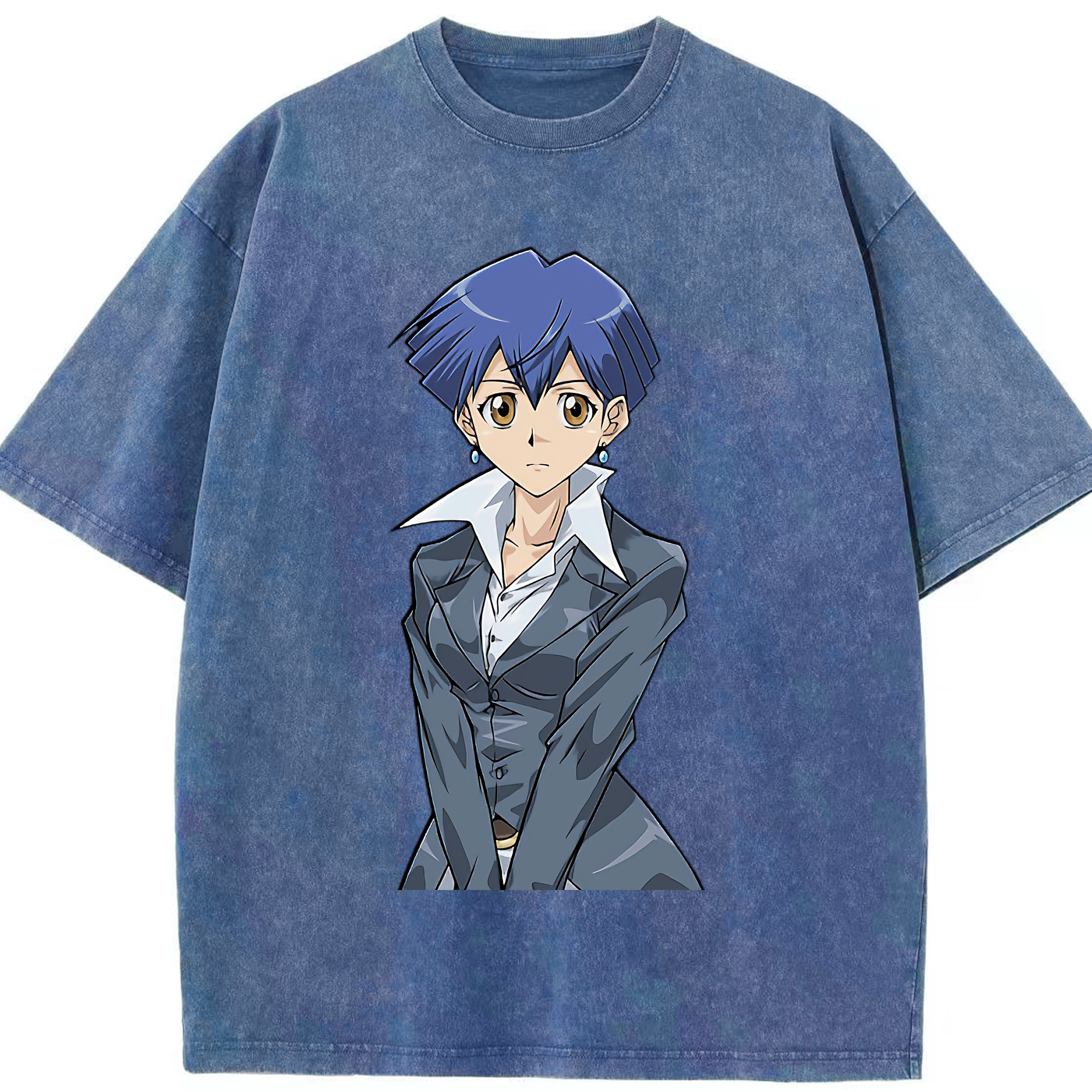 （画像用） 遊☆戯☆王 Yu-Gi-Oh! 綿100% ヴィンテージ風 半袖Tシャツ（フロントプリント）