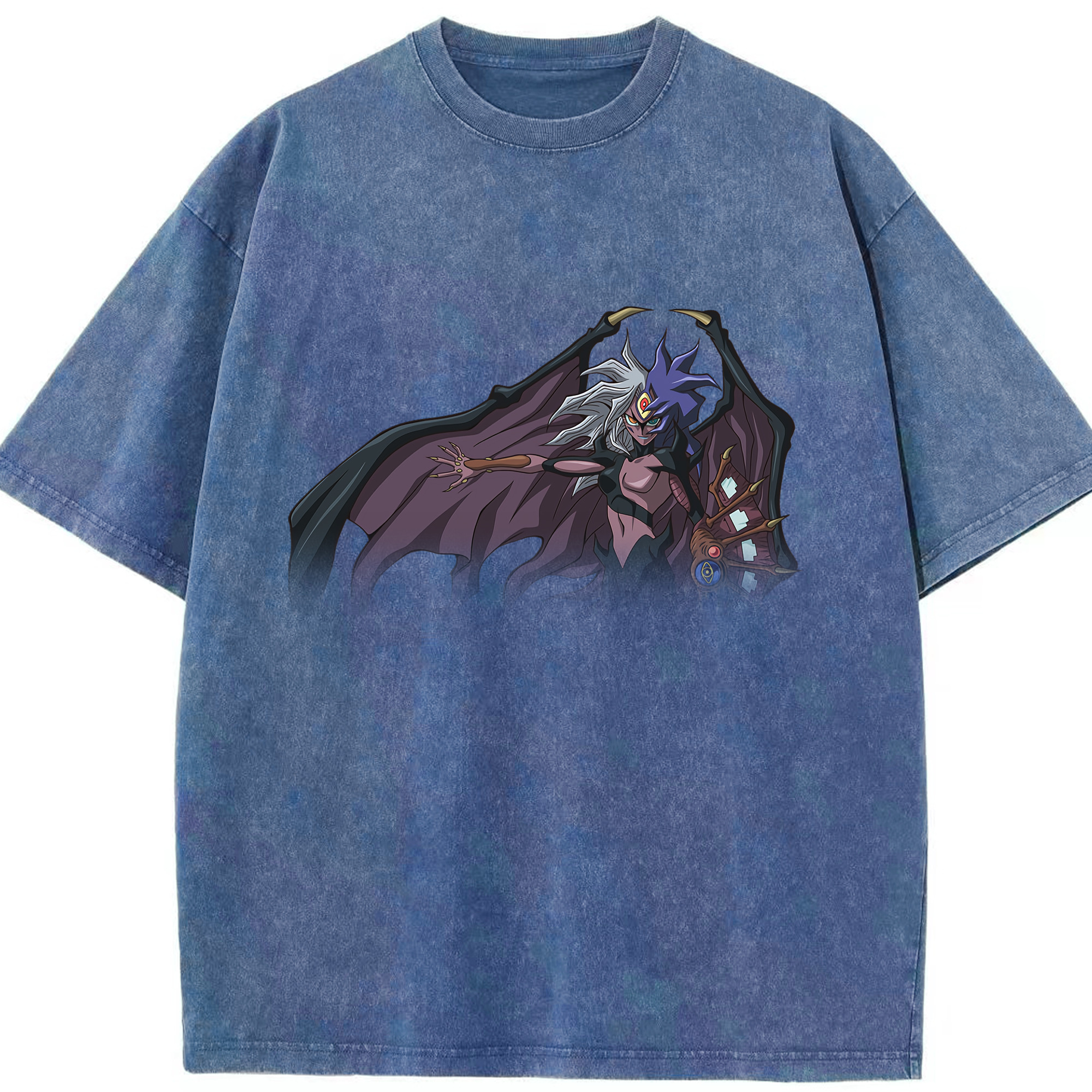 （画像用） 遊☆戯☆王 Yu-Gi-Oh! 綿100% ヴィンテージ風 半袖Tシャツ（フロントプリント）