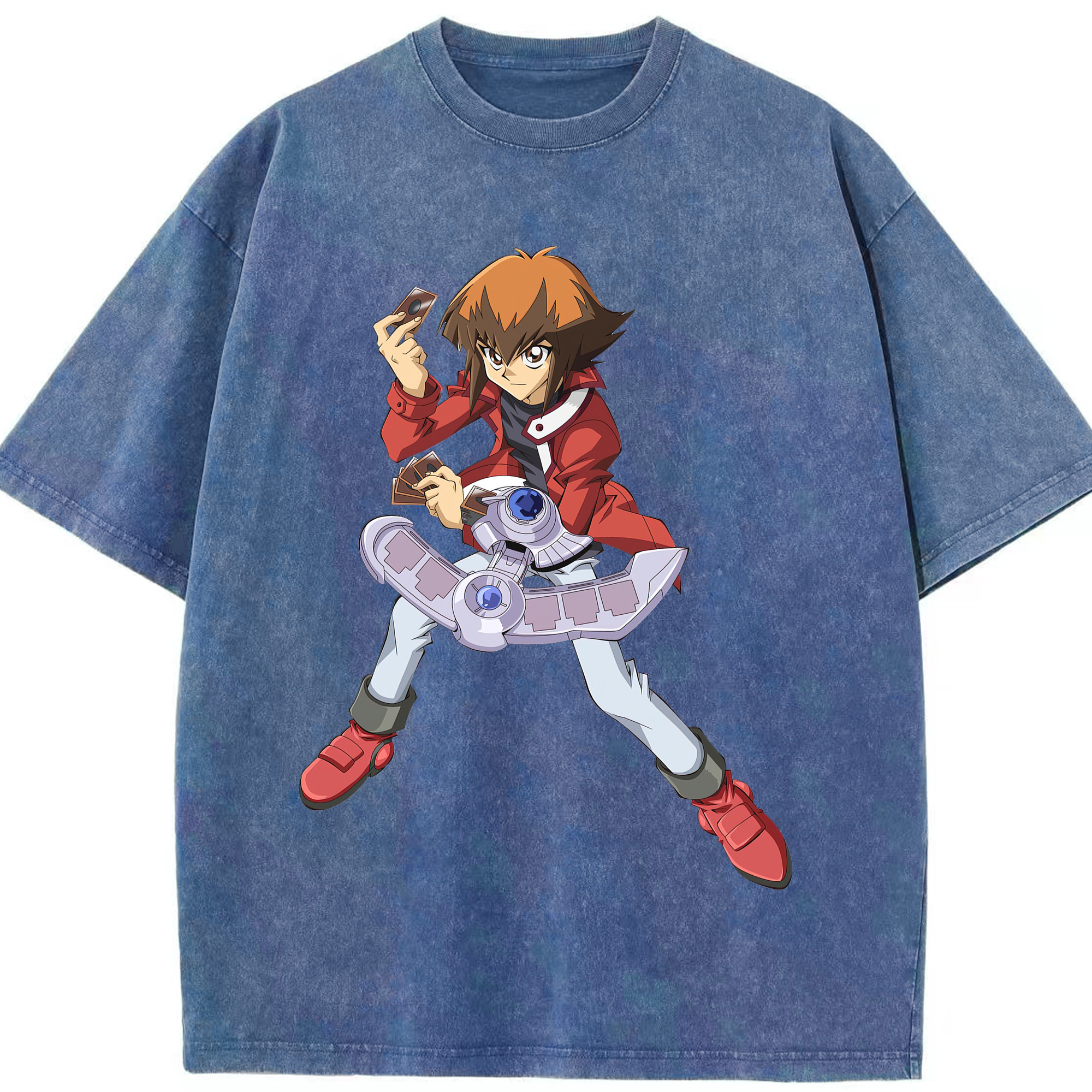 （画像用） 遊☆戯☆王 Yu-Gi-Oh! 綿100% ヴィンテージ風 半袖Tシャツ（フロントプリント）