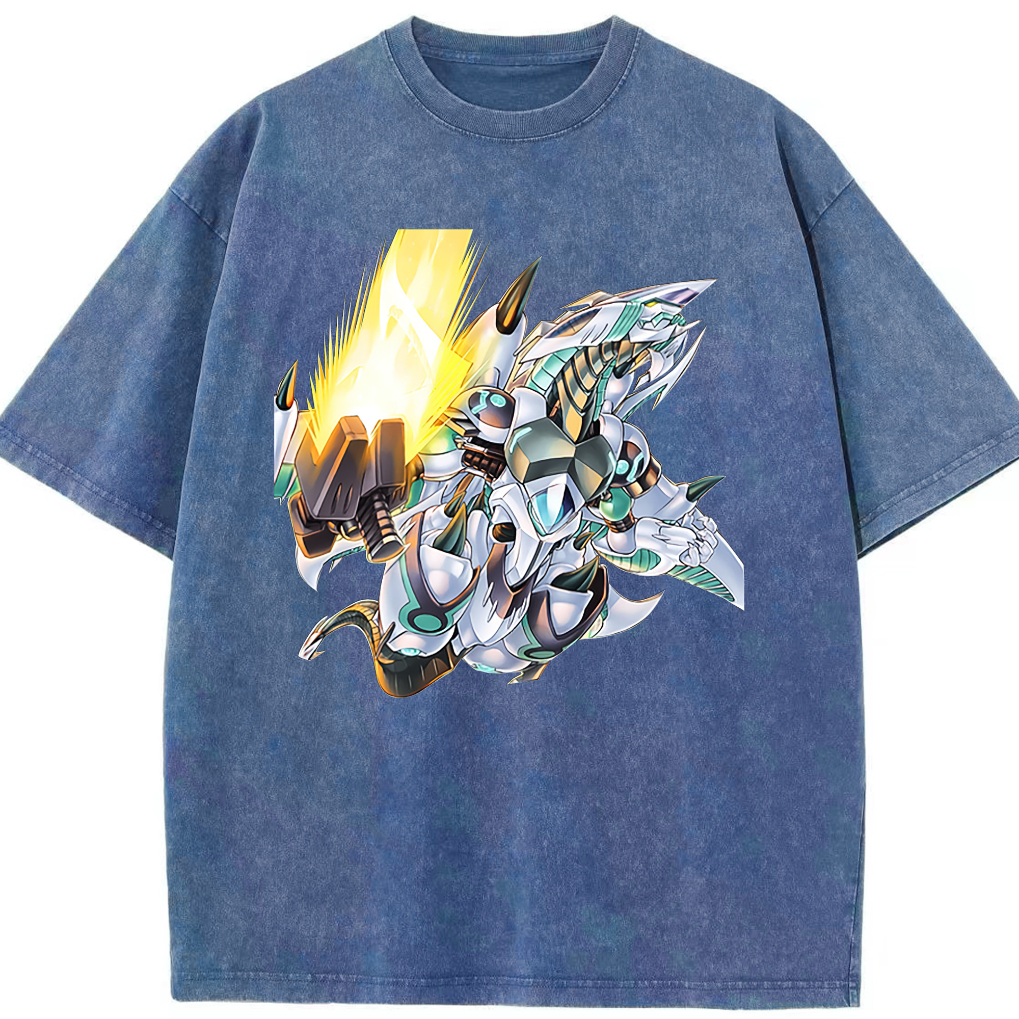 （画像用） 遊☆戯☆王 Yu-Gi-Oh! 綿100% ヴィンテージ風 半袖Tシャツ（フロントプリント）