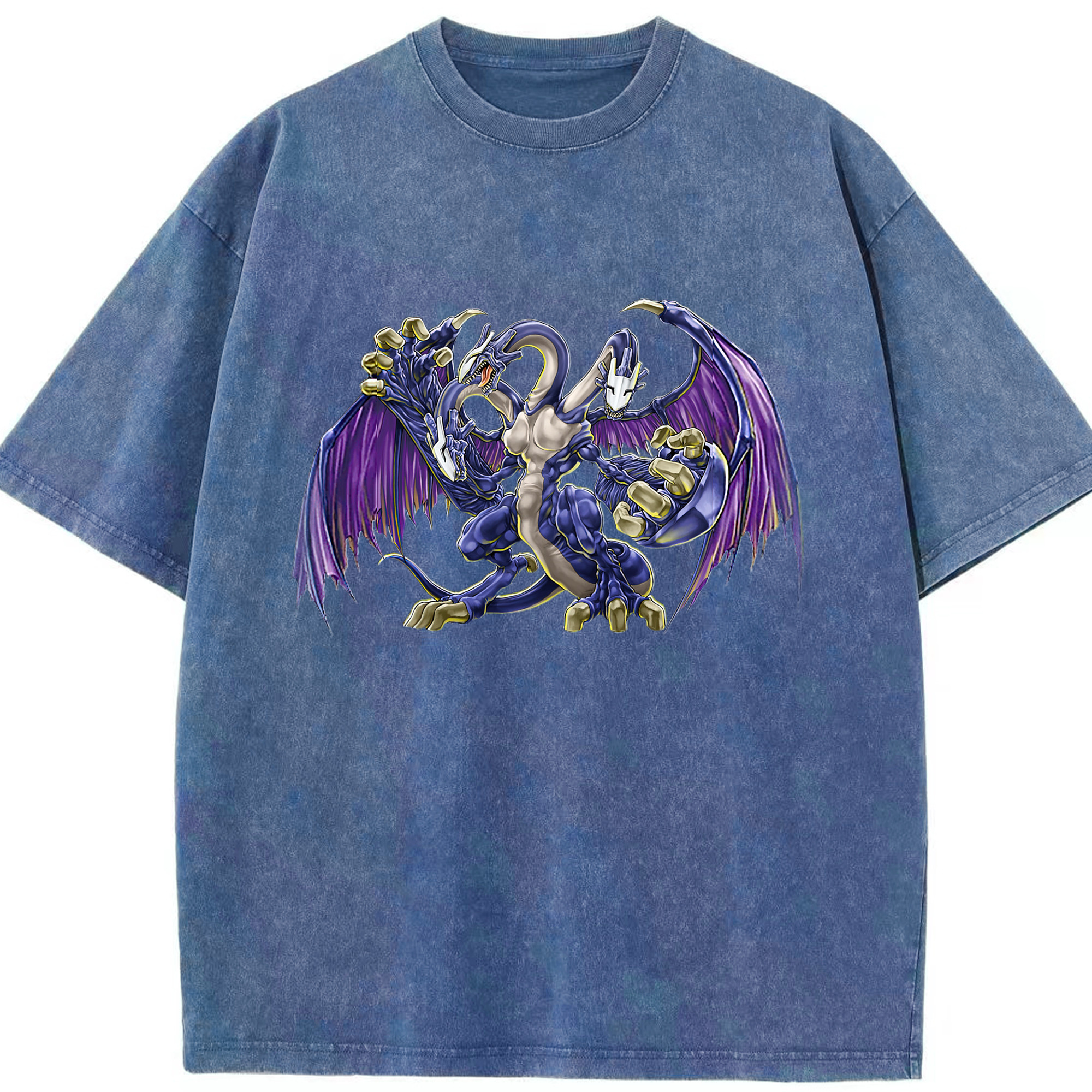 （画像用） 遊☆戯☆王 Yu-Gi-Oh! 綿100% ヴィンテージ風 半袖Tシャツ（フロントプリント）