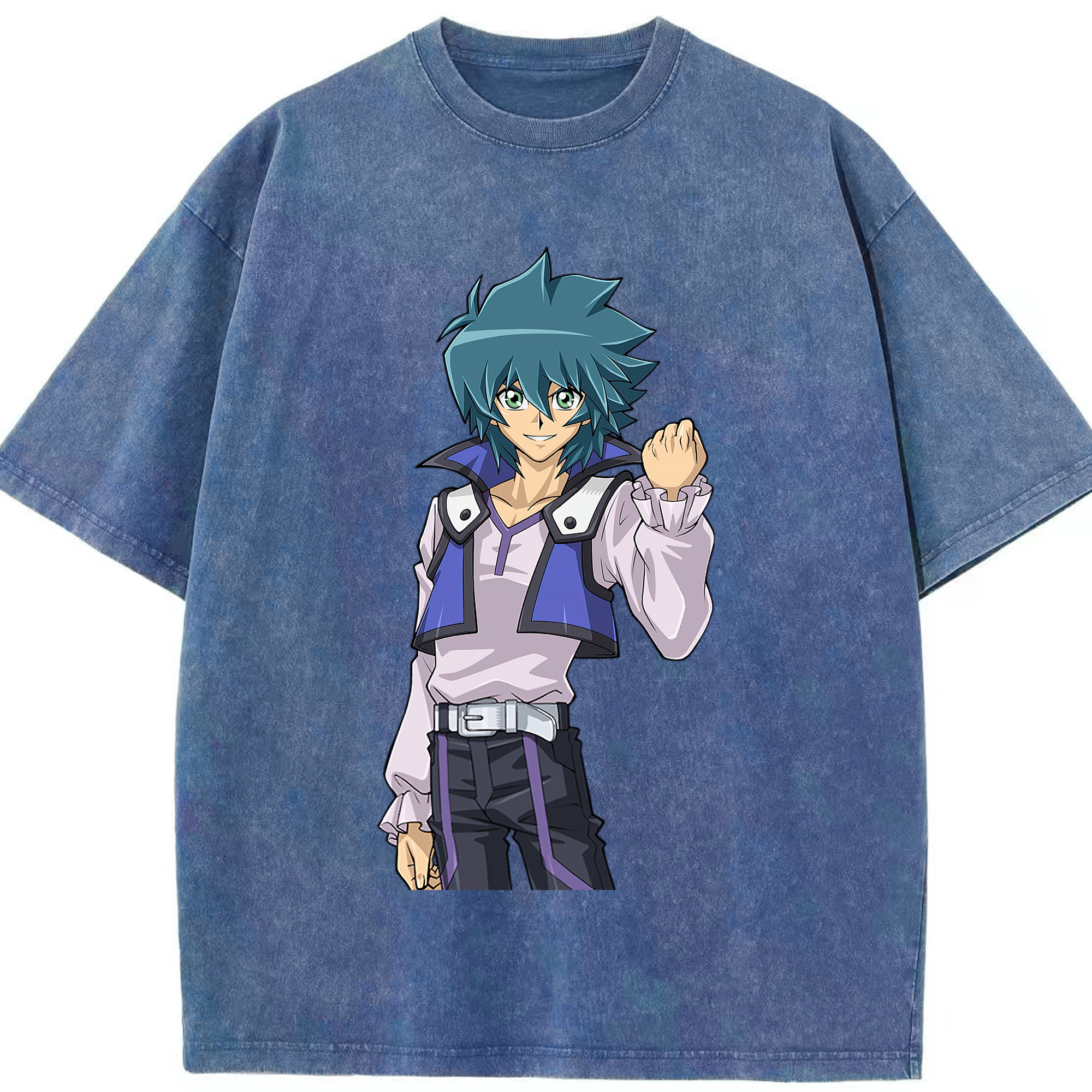 （画像用） 遊☆戯☆王 Yu-Gi-Oh! 綿100% ヴィンテージ風 半袖Tシャツ（フロントプリント）