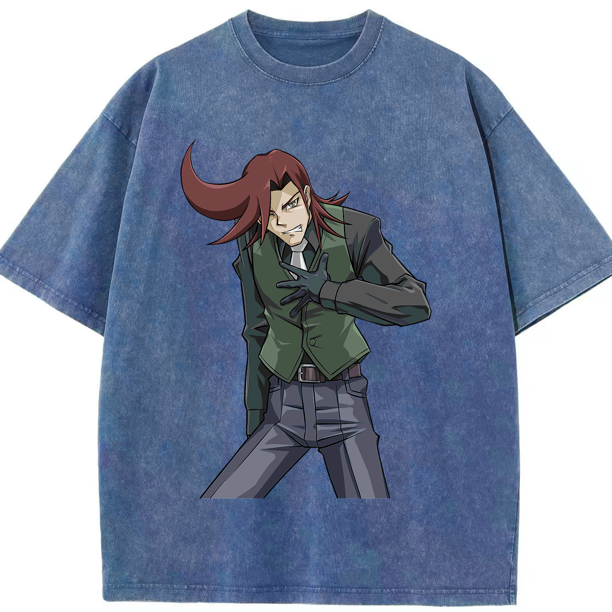 （画像用） 遊☆戯☆王 Yu-Gi-Oh! 綿100% ヴィンテージ風 半袖Tシャツ（フロントプリント）
